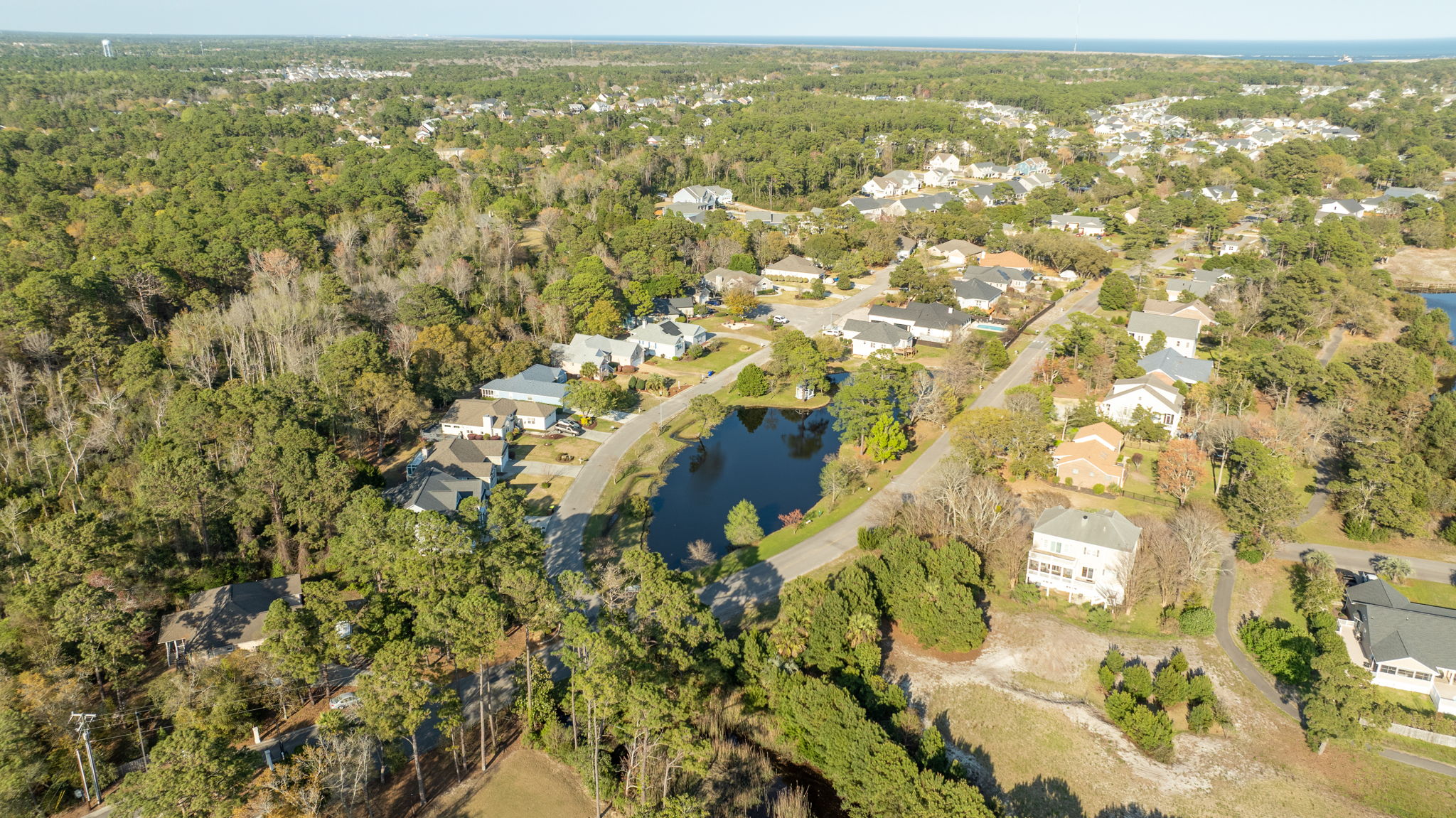 The Cape is a gated community; Rouen Court is nearest an entrance off River Road.