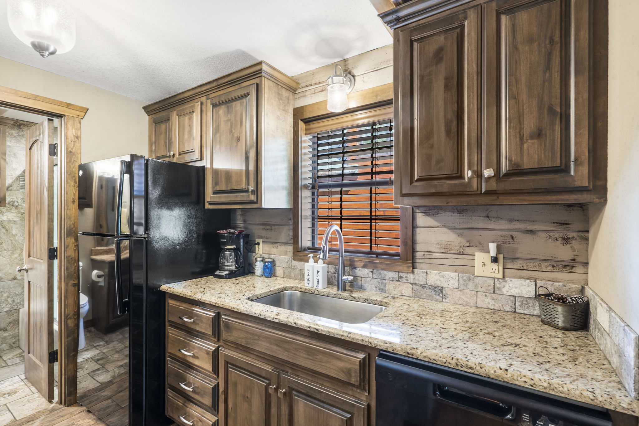 Fully stocked kitchen