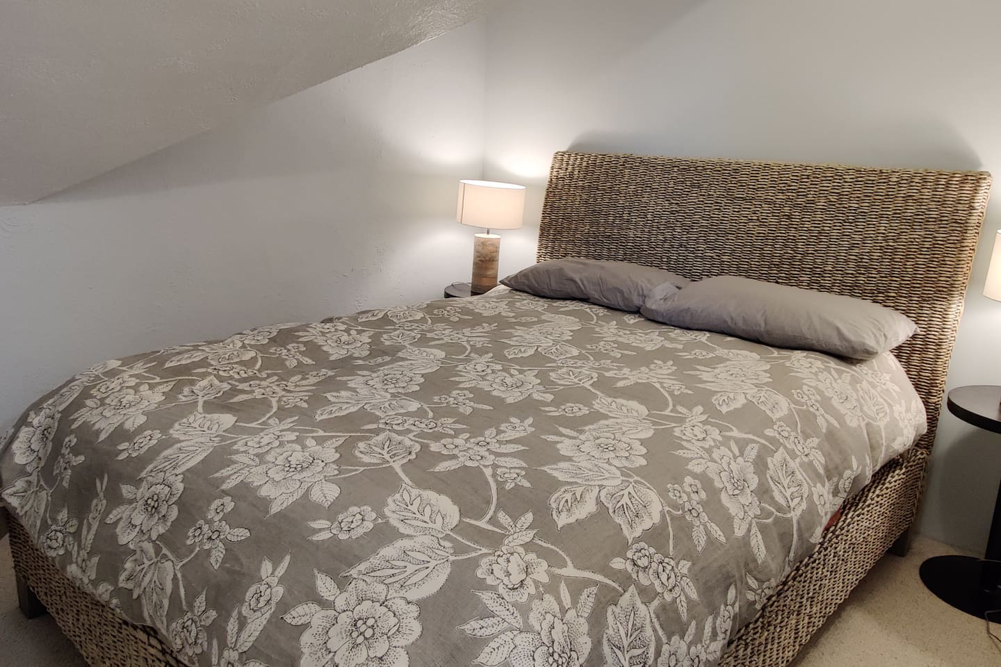 Cozy second-floor bedroom.