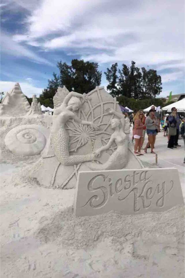 Annual sand castle contest