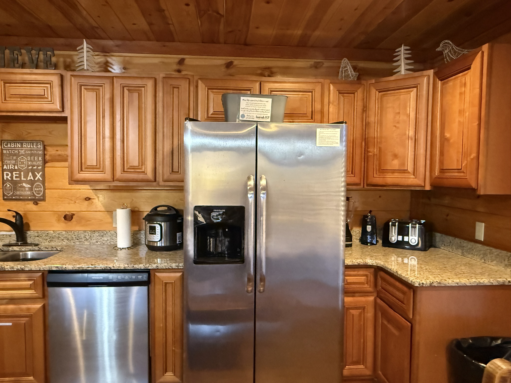 Meal prep is a breeze with our multi-function Instapot. Spend your day playing in town or in the pool, not in the kitchen.