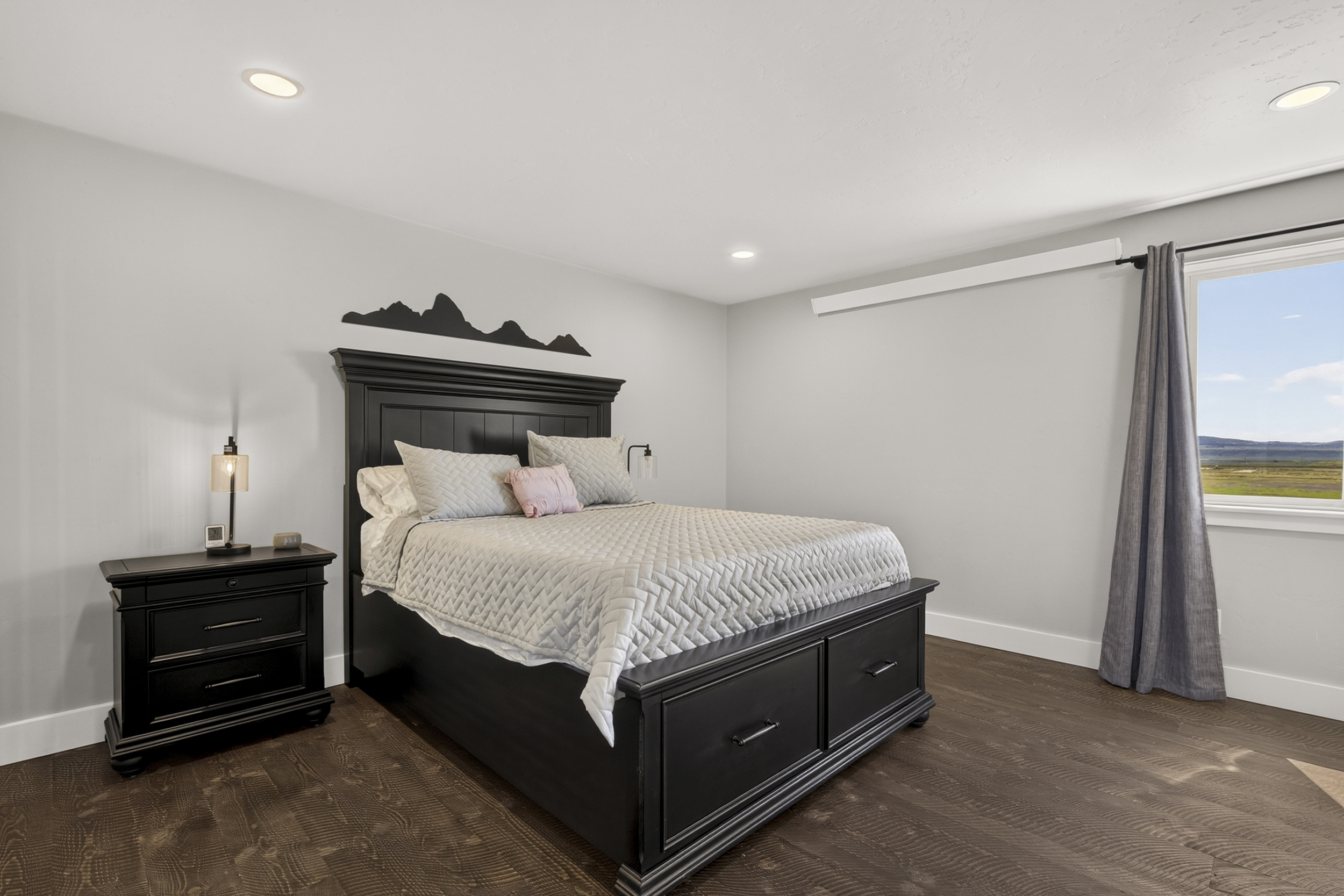 Master bedroom upstairs.