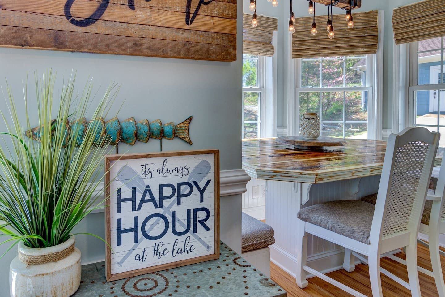 Dining area off the living room