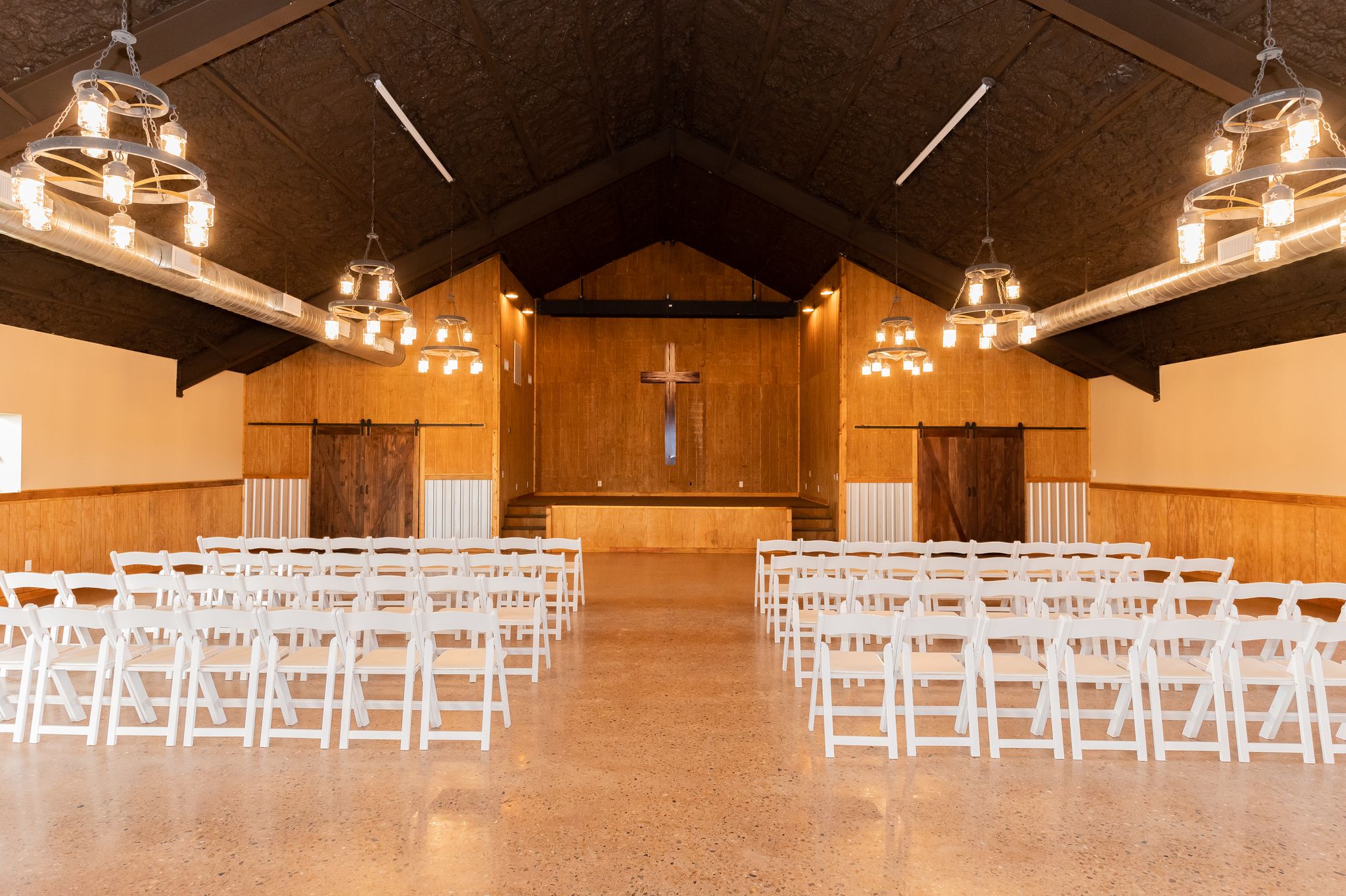Event center available for additional rental fee.