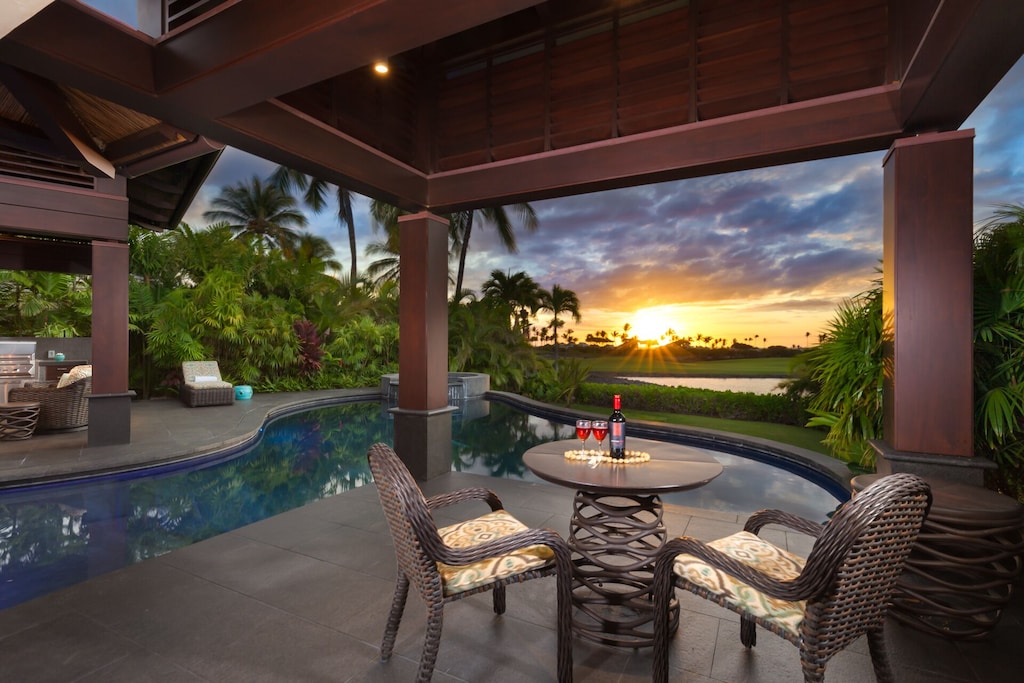 Evening View from Primary Bedroom Lanai