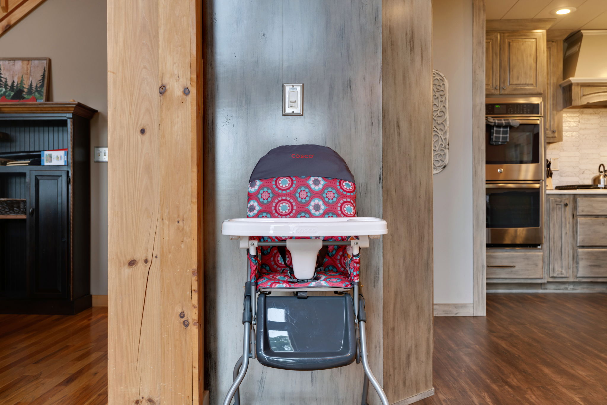 High chair provided for the little ones.