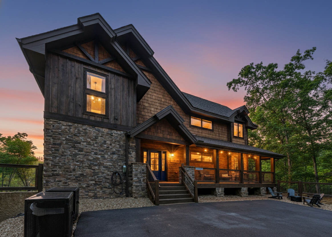 Looking for the perfect Pigeon Forge cabin rental? Stay at our luxury short-term rental near Dollywood and the Smoky Mountains. Features hot tubs, mountain views, and family-friendly amenities. Book your Tennessee getaway today!