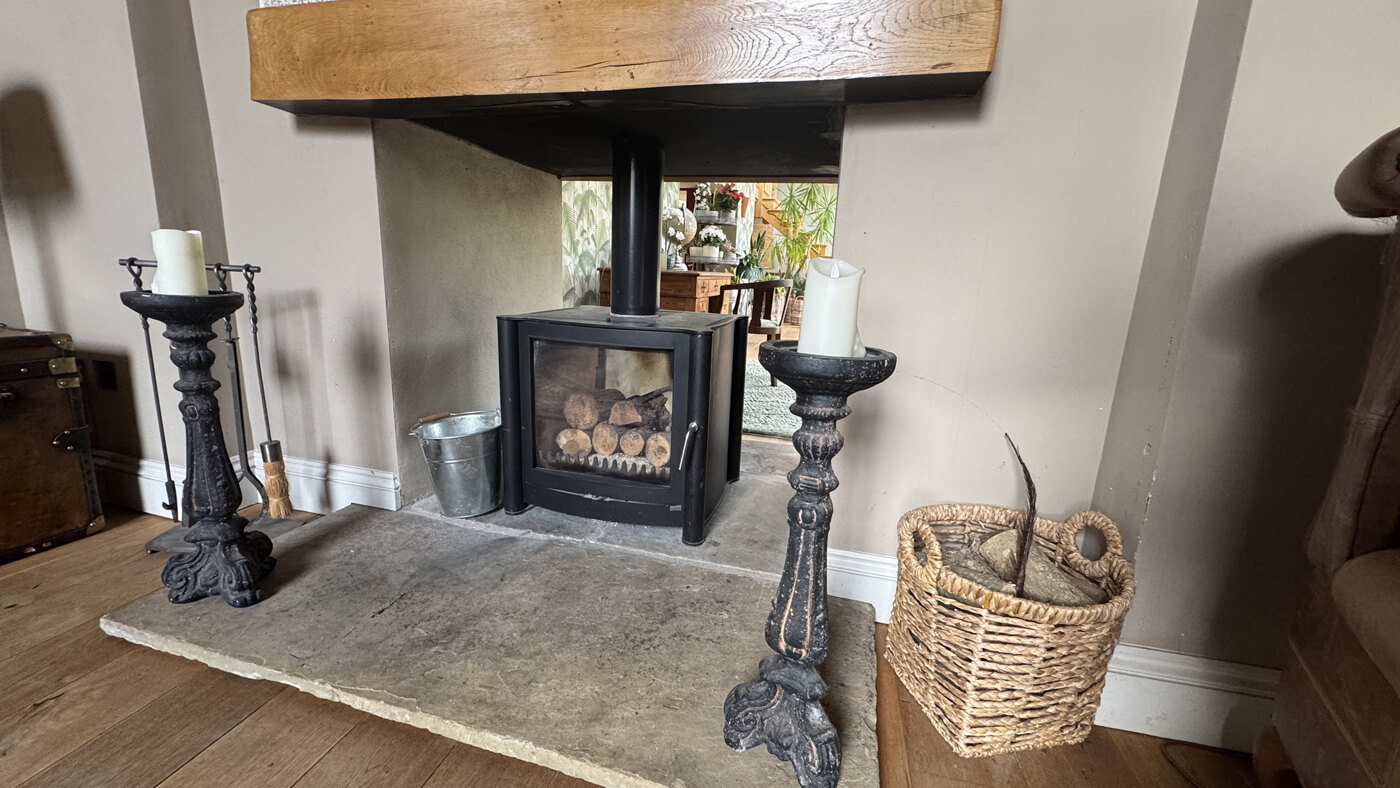 Main living room fireplace