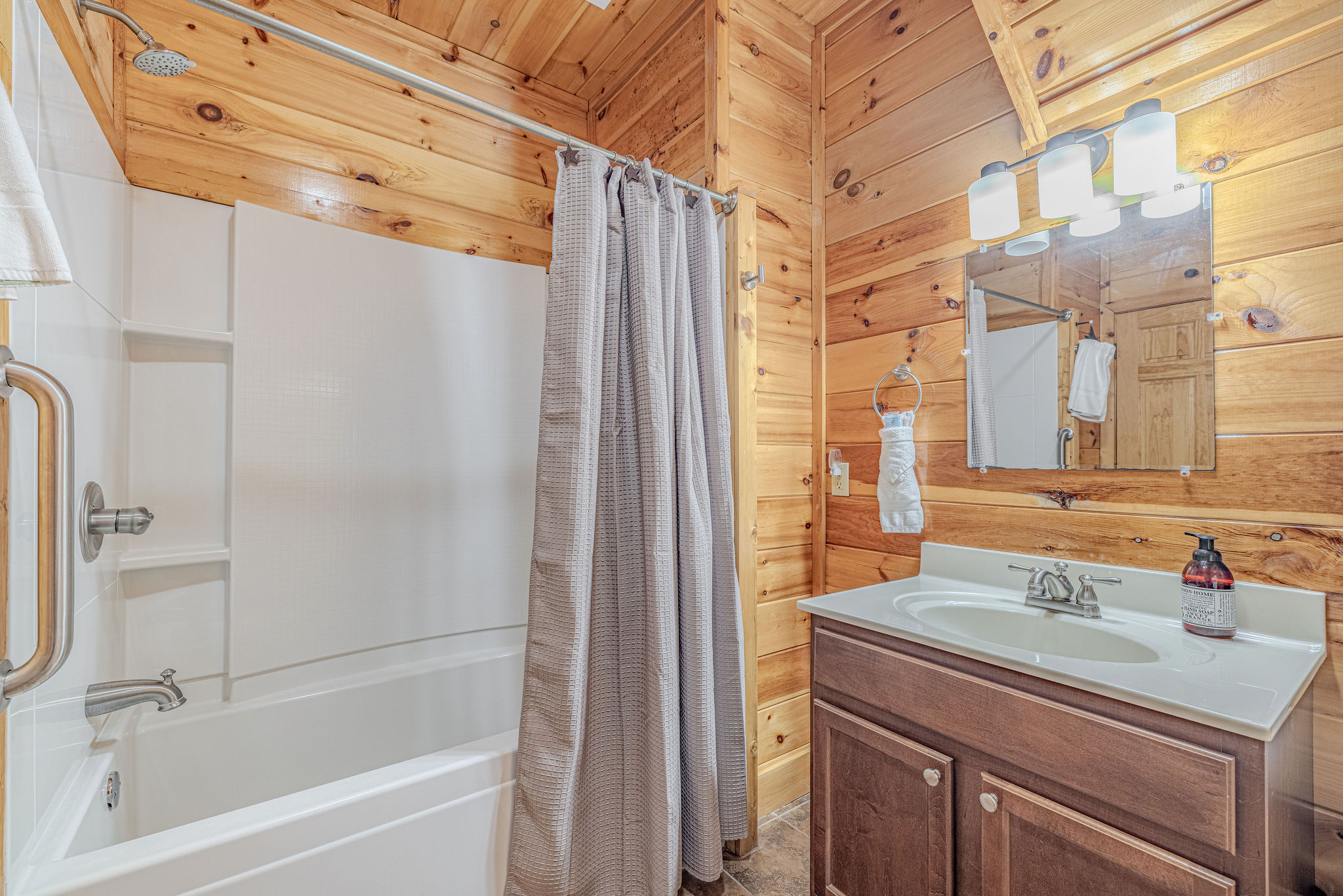 Enjoy the comfort and privacy of the second bedroom's ensuite bath, with tub/shower.
