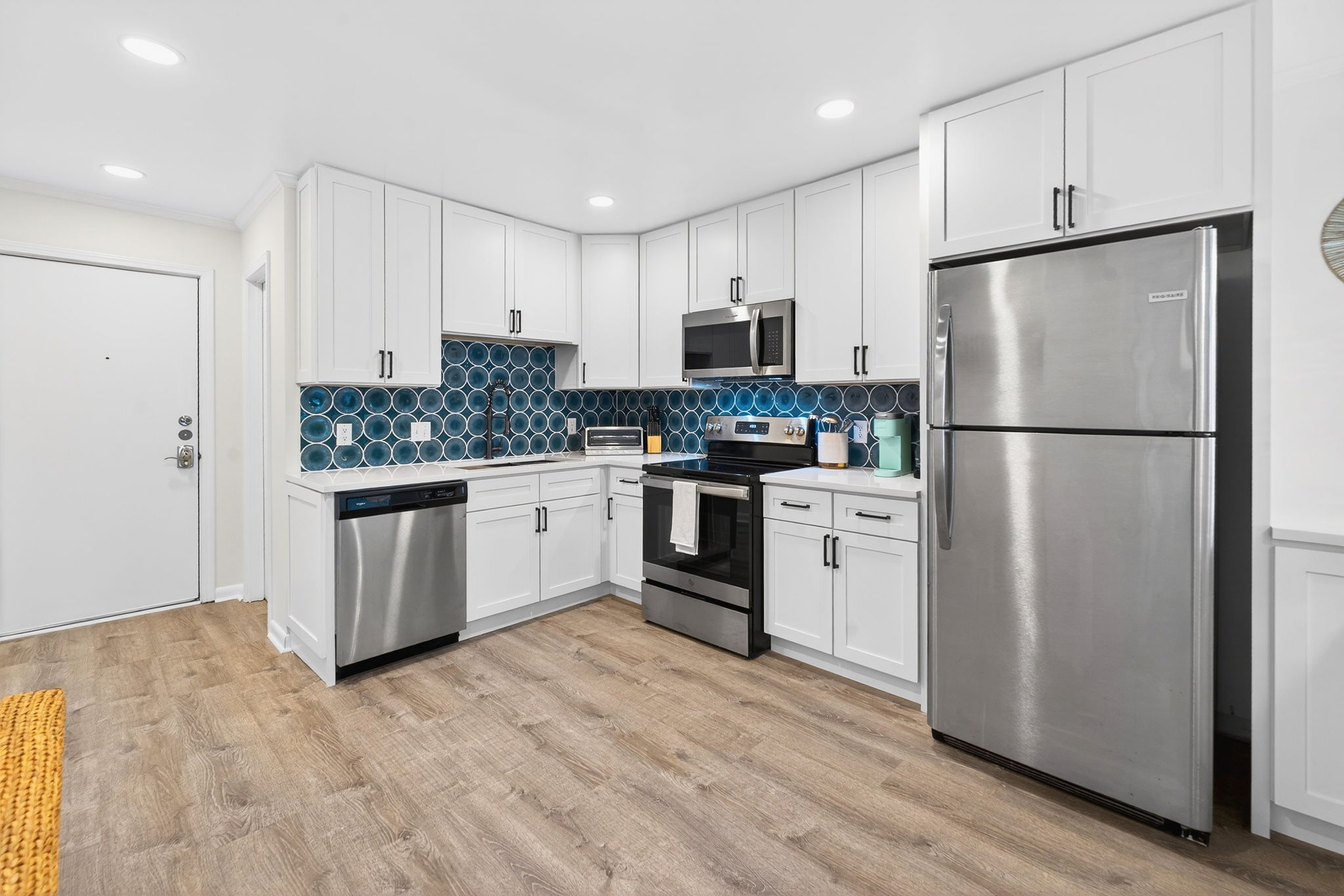 Kitchen | Beach Break | IOP Escapes Vacation Rentals | 1400 Ocean Blvd 106B, Isle of Palms SC