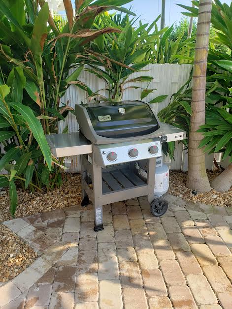 Grill with propane included