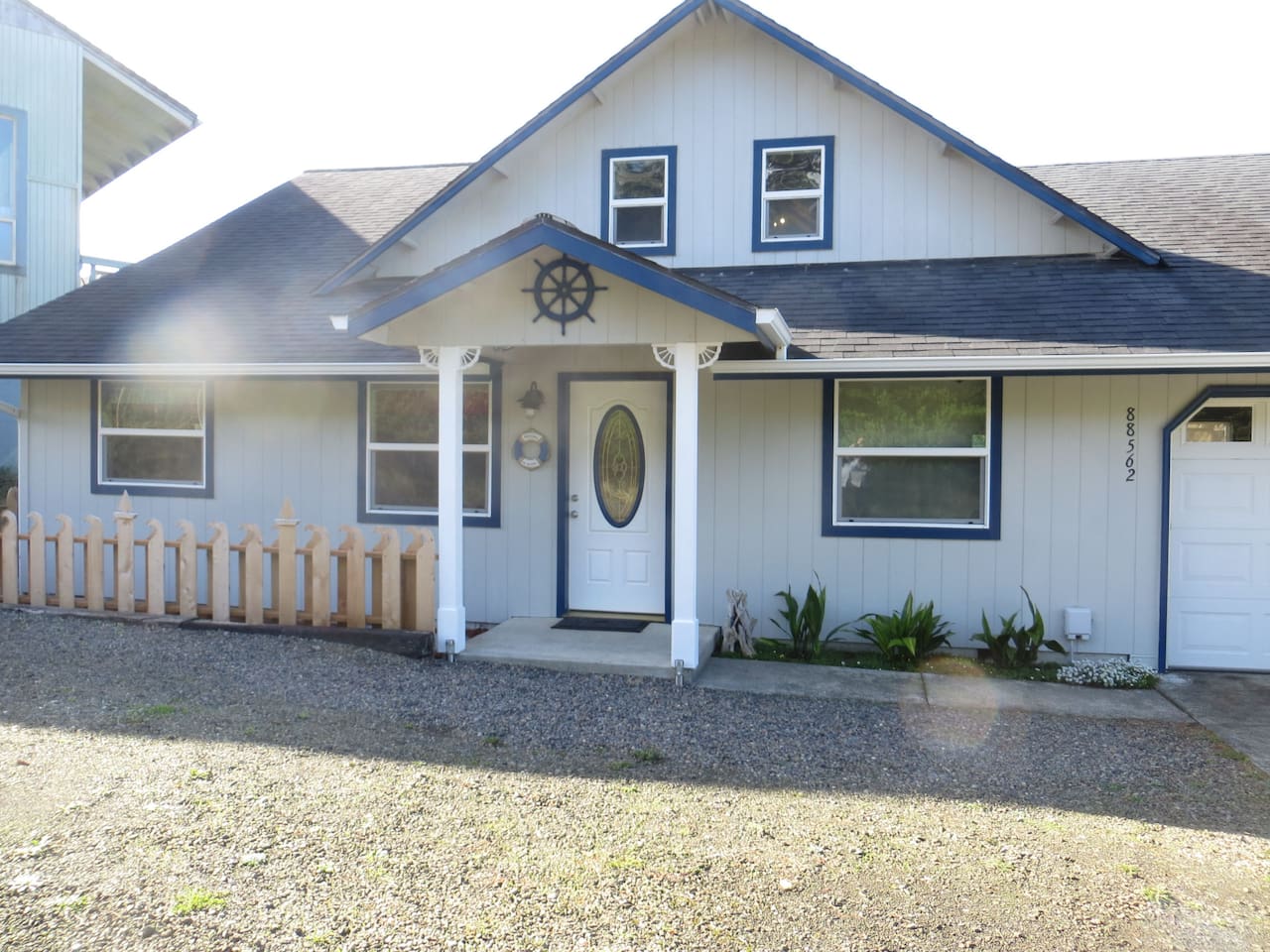 street side of house