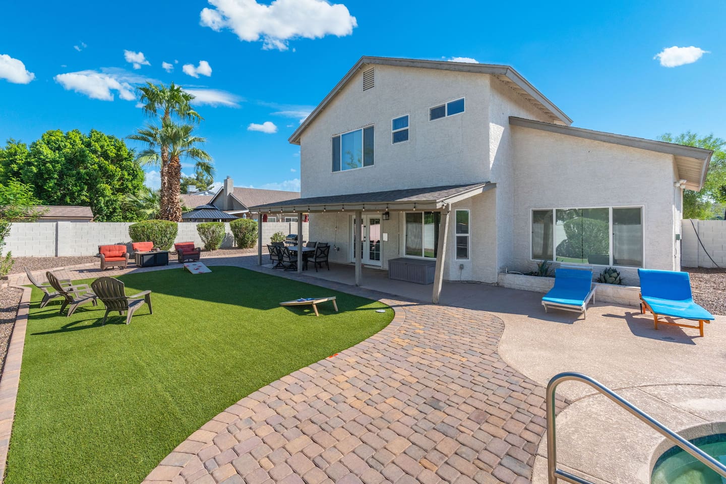Lush lawn meets resort-style living, right in your own backyard.