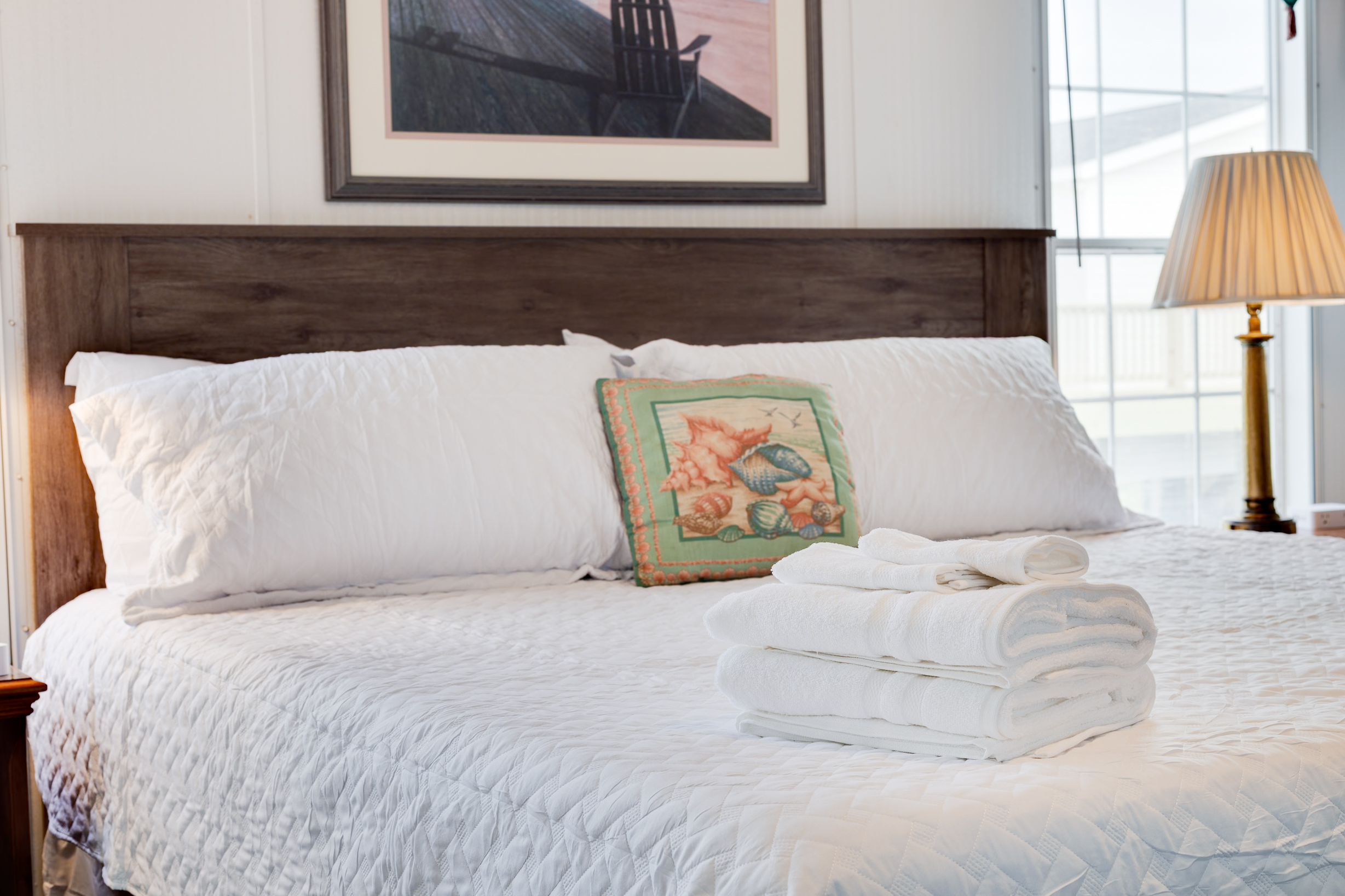 Bedroom 1: Bed Linens & Bath Towels Provided