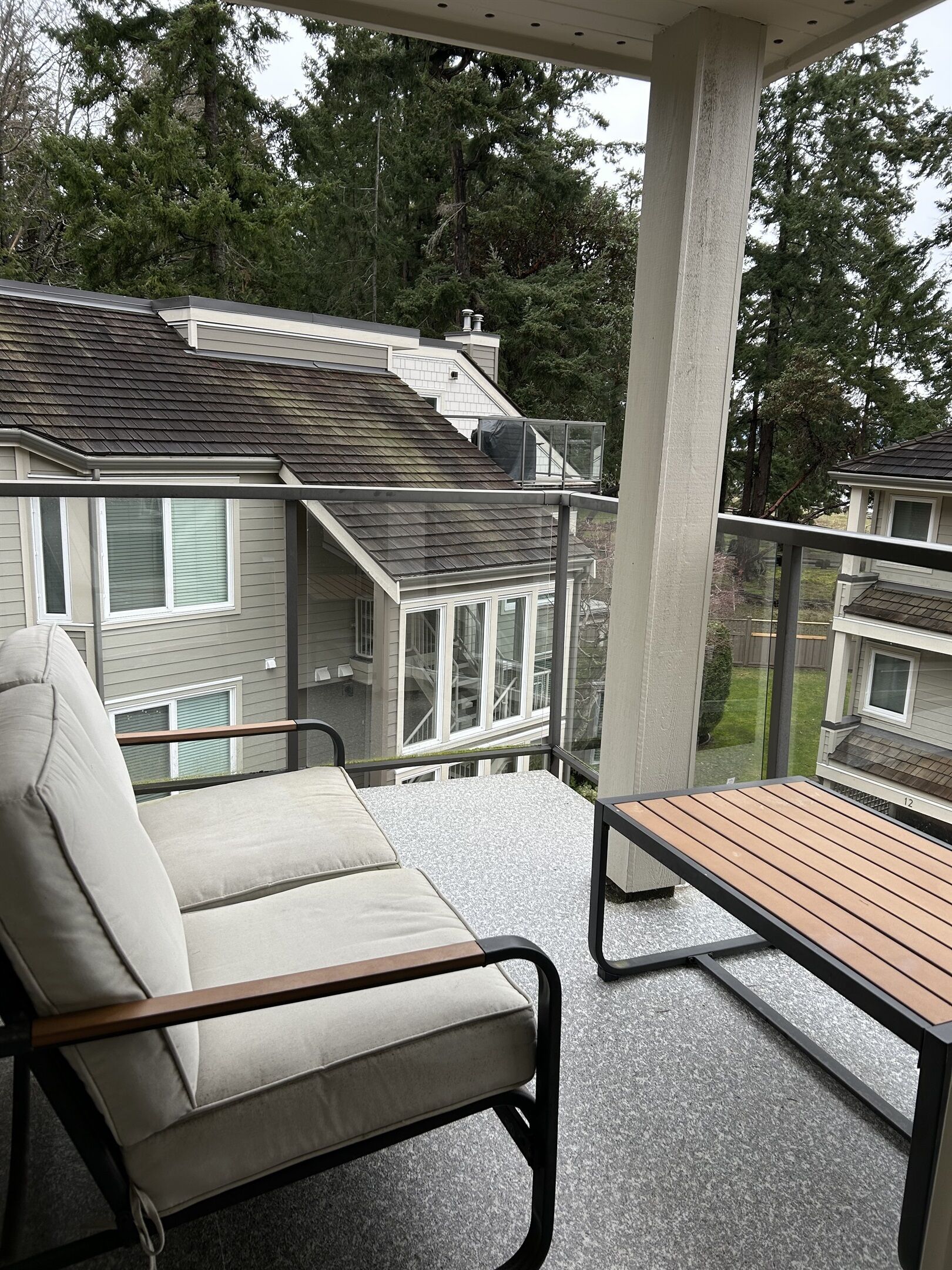 Deck off primary bedroom (with King)