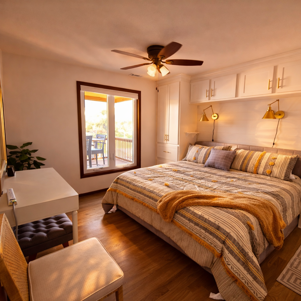 Cove-Out Cottage Main Bedroom