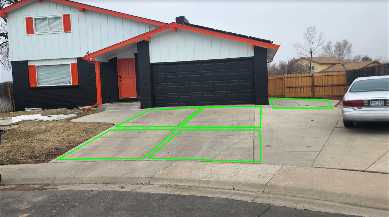 Parking spots