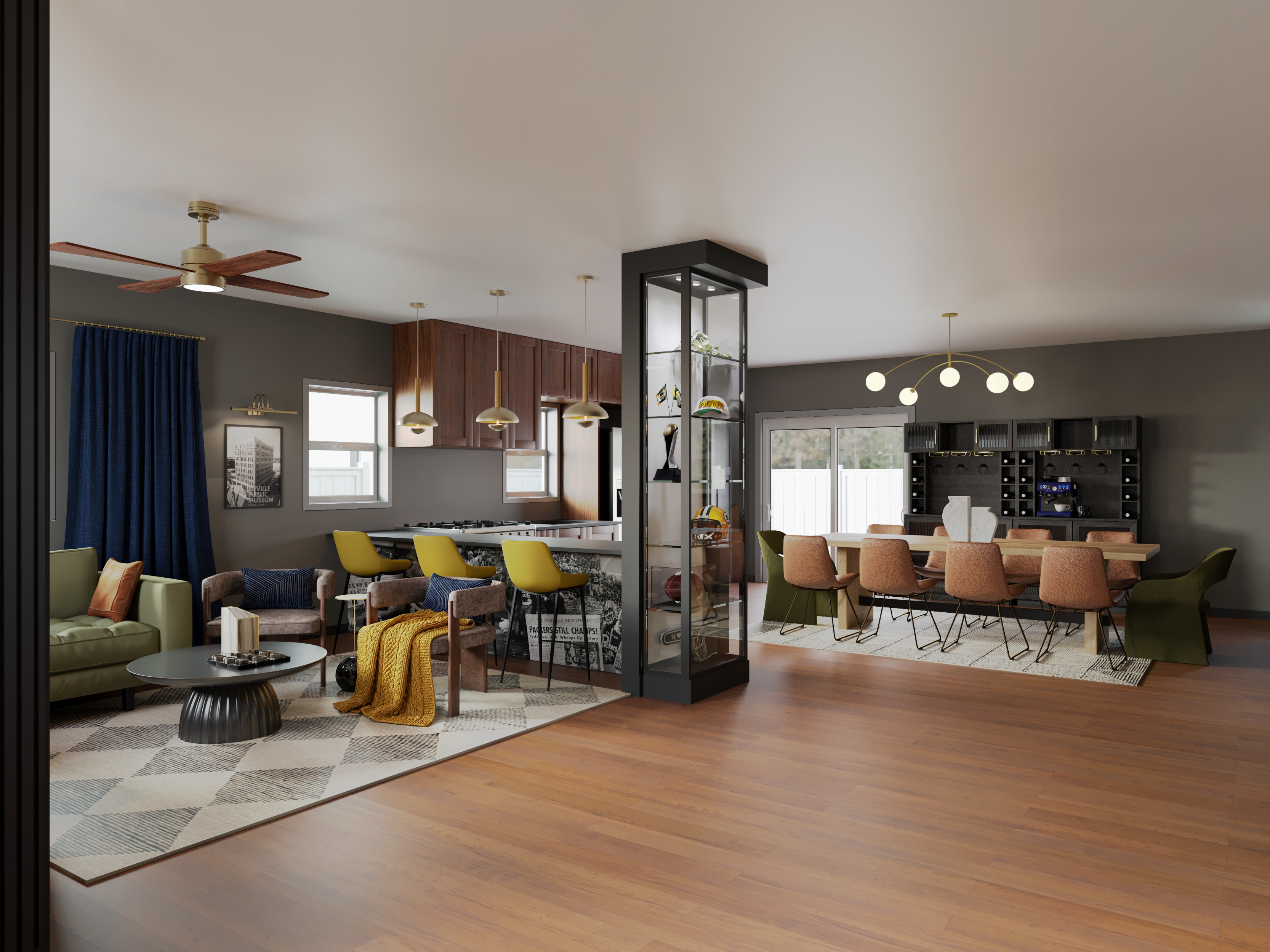THIS IS A RENDERING - Main Level - Renovation expected to be completed by August 6th. 