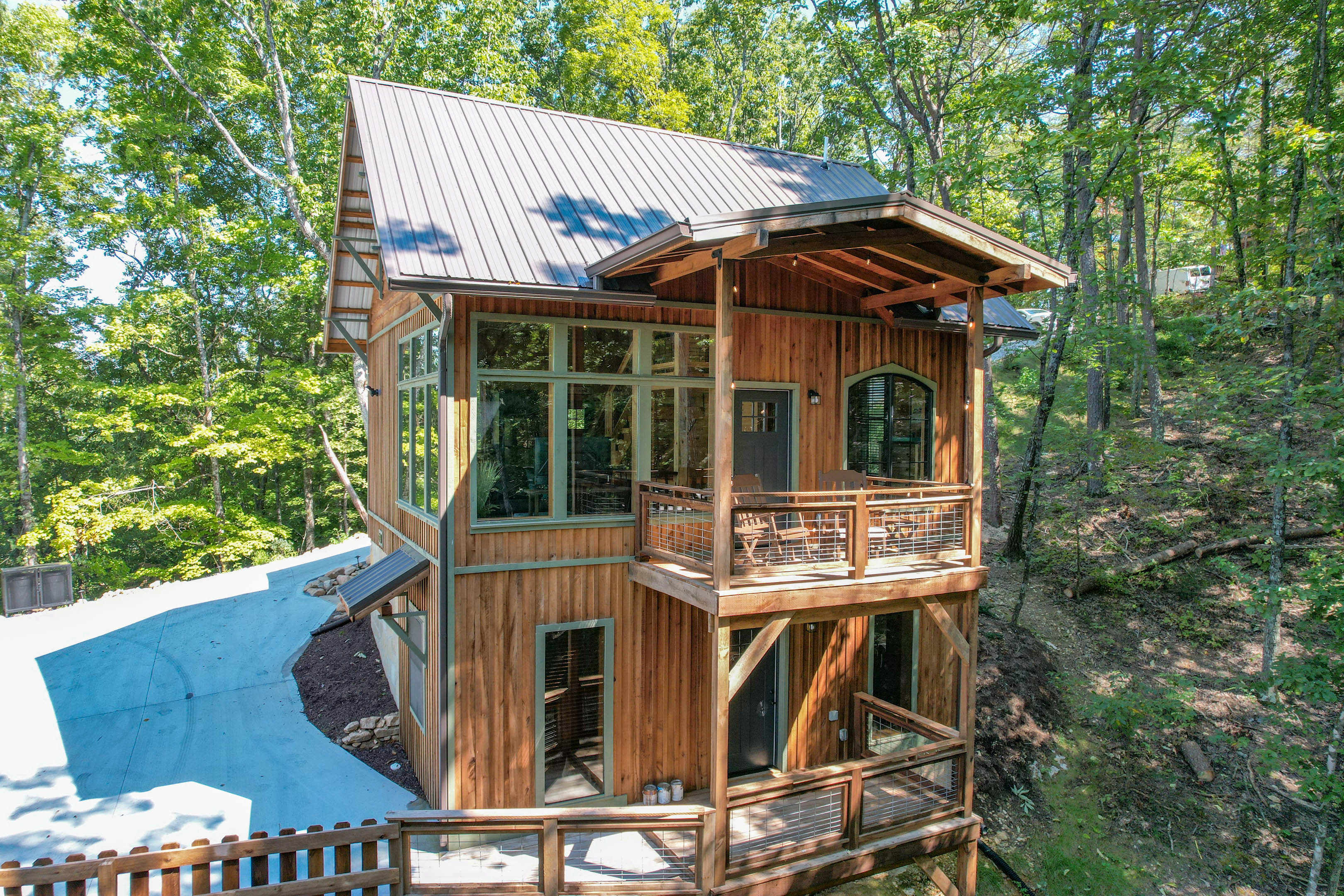 Back of cabin