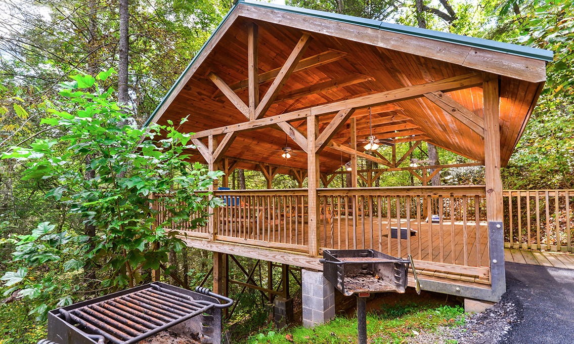 The Pavilion by the Pool is great for groups!