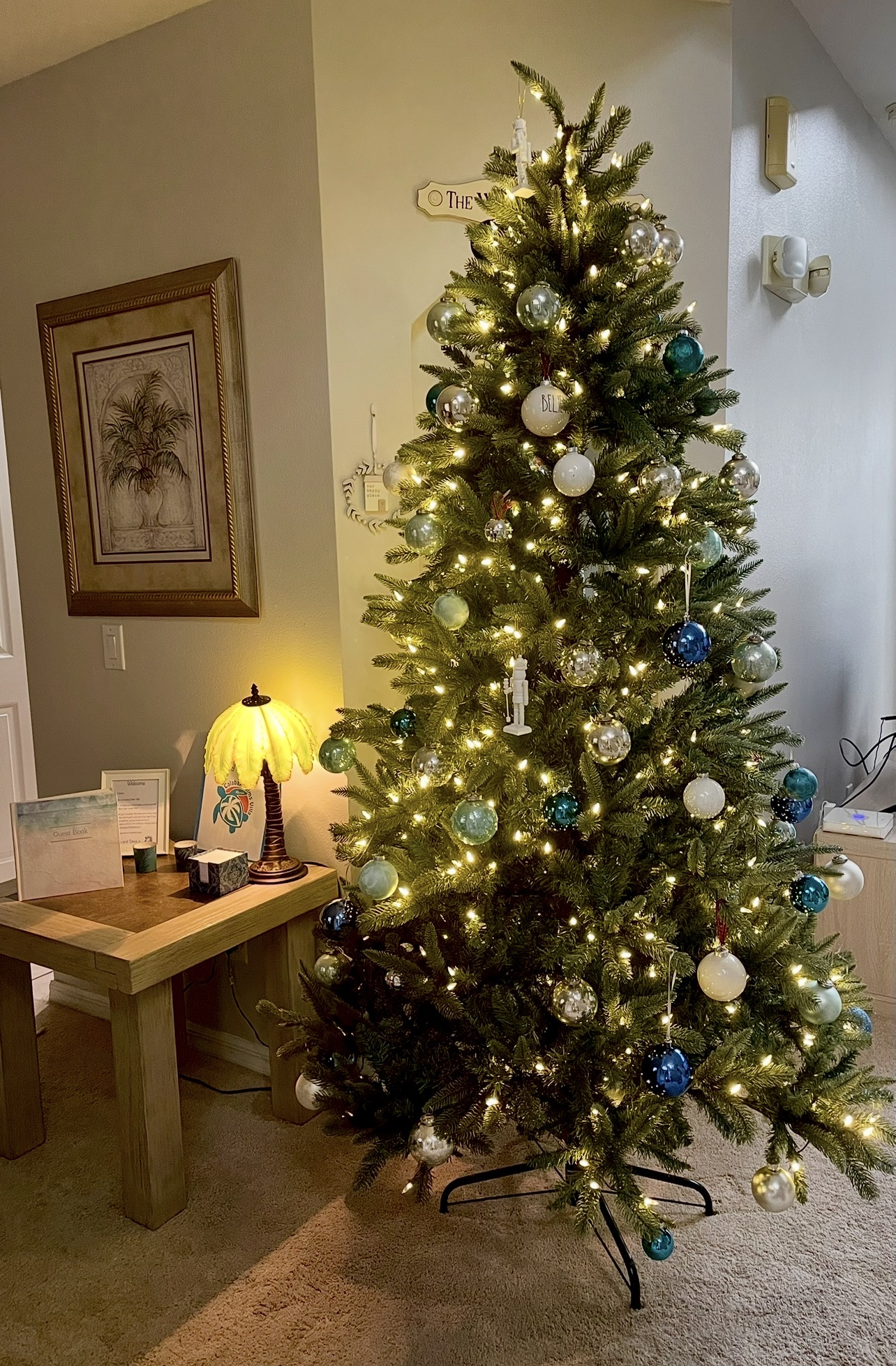 Christmas Tree - 210 lights and boxes of decorations 