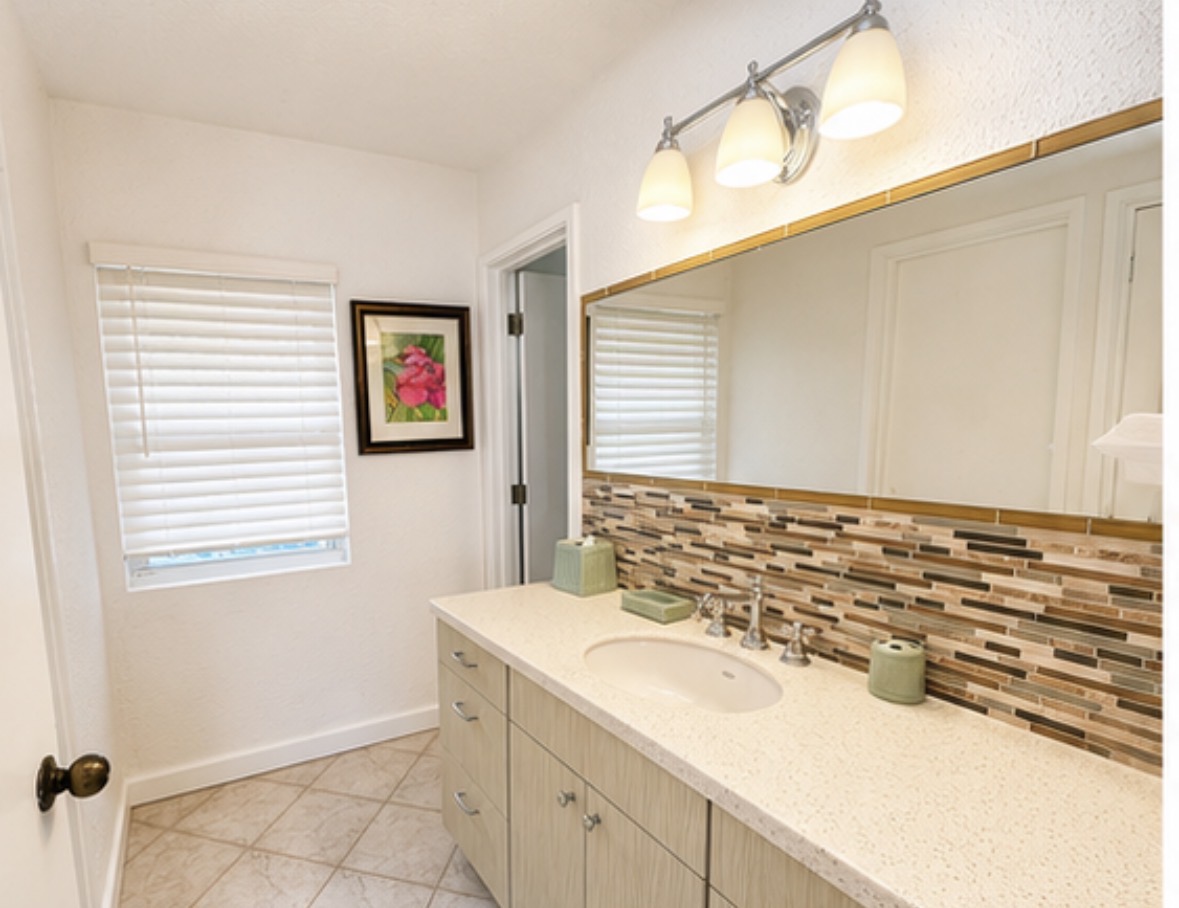 Suite one Bath with separate shower room.
