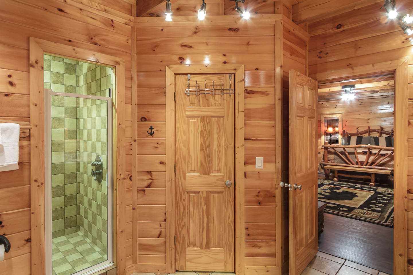 Master bath walk in shower