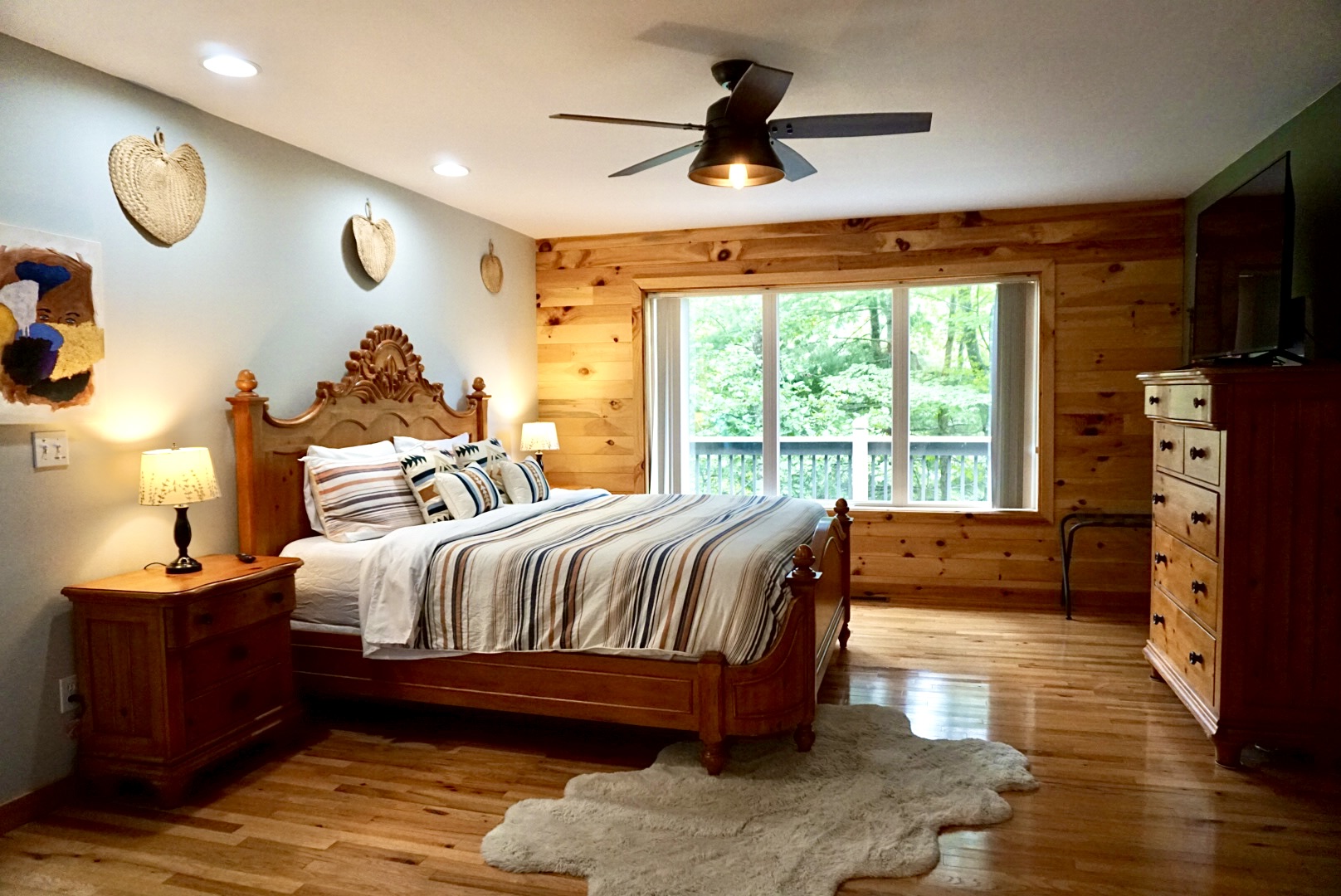 Embrace nature views from your stylishly appointed bedroom sanctuary!