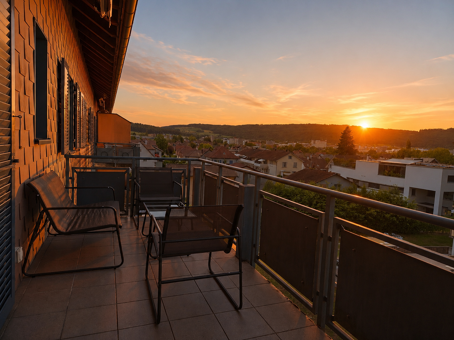 One of the 2 balconies, enjoy a sunset from here.