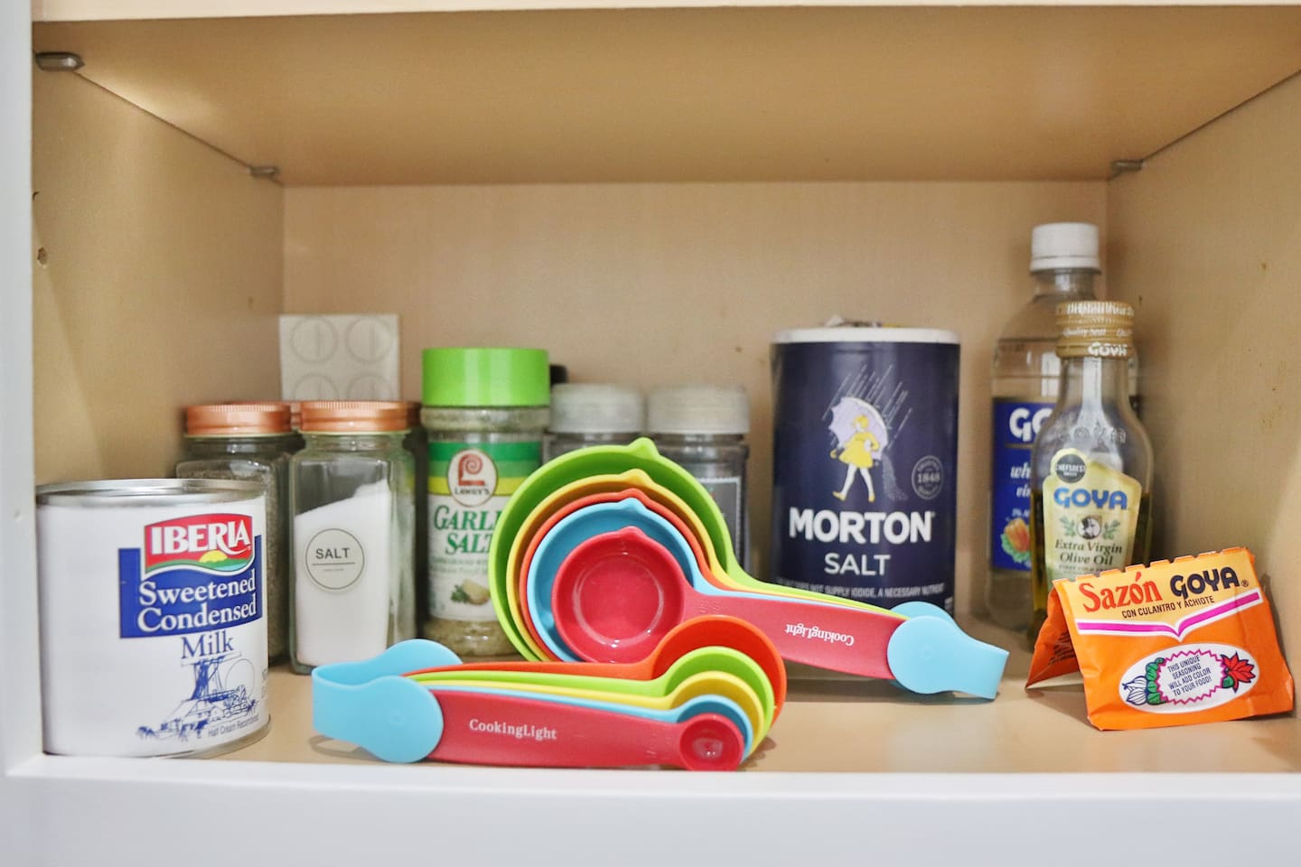 Seasonings subject to availability as these are items left over from other guests and not provided by the host 