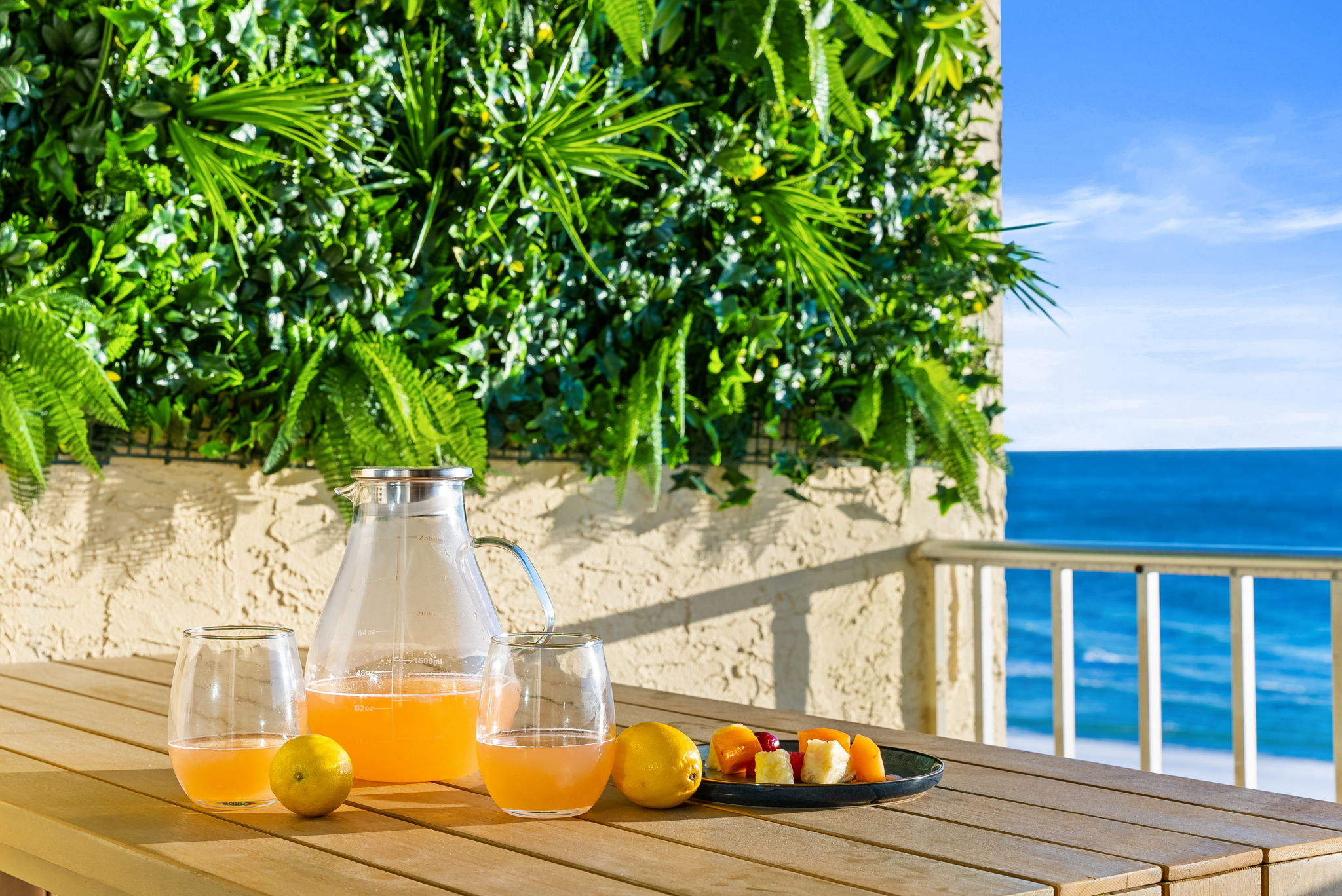 Mornings are a wonderful time at Coastal Breeze, sip something refreshing