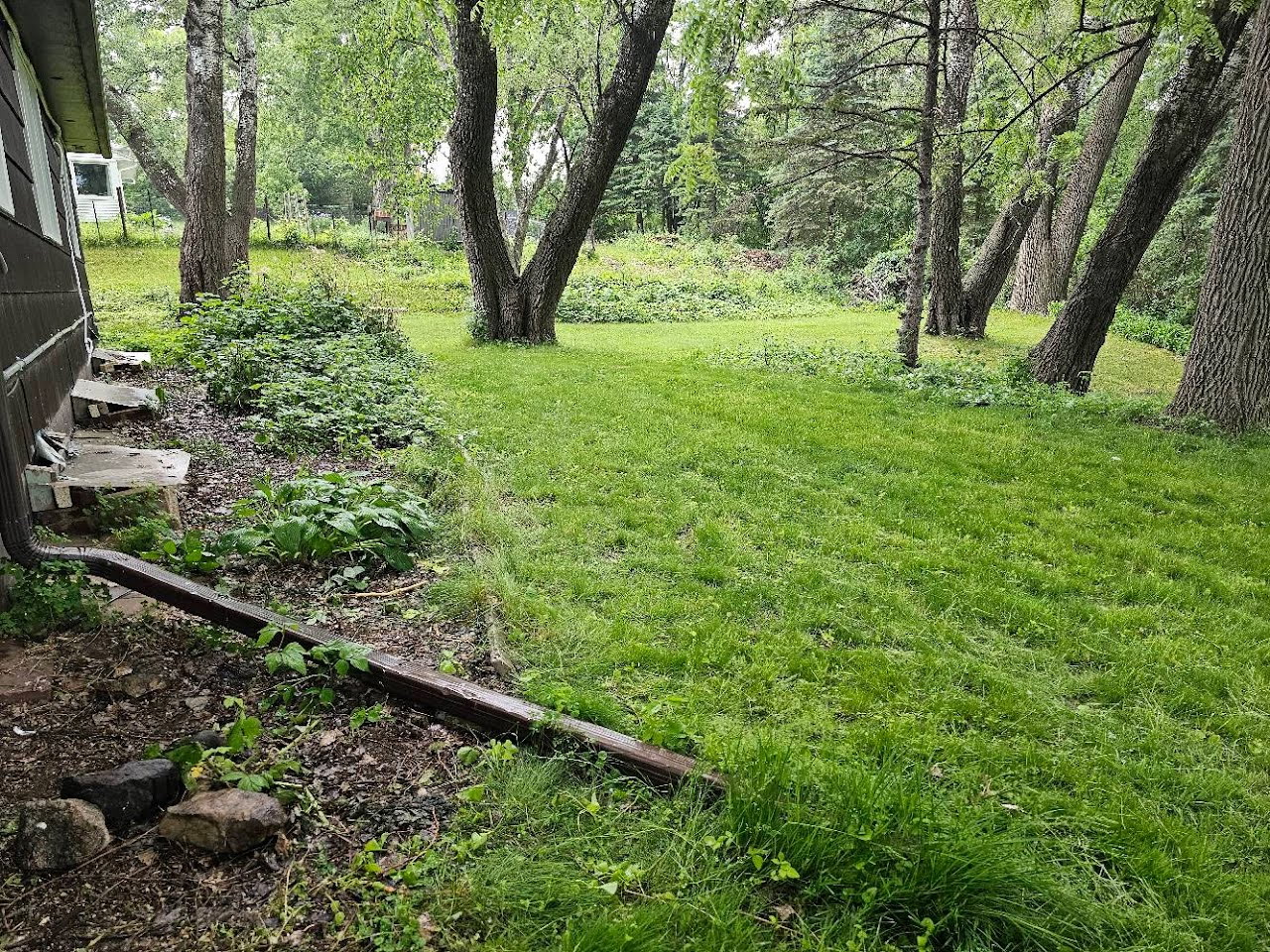 Plenty of room in the backyard for your pet to roam or kids to play