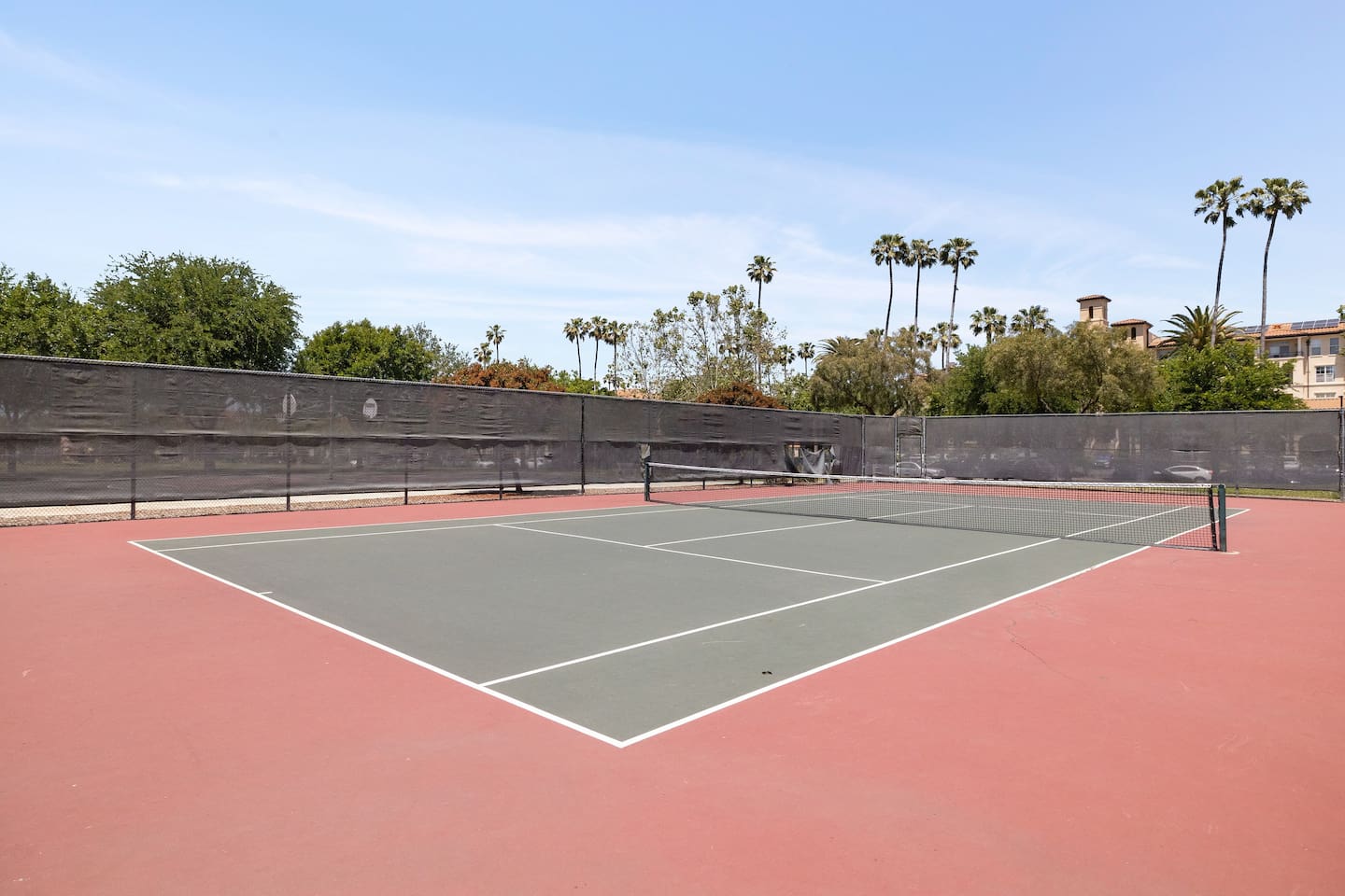 Tennis court in Palmia Park (4.1 Acreage Community park).