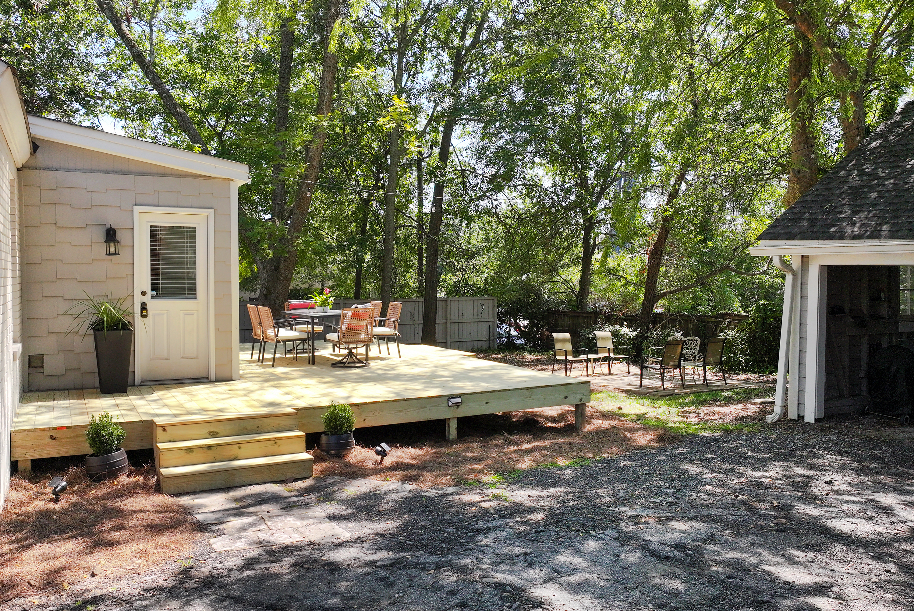 Back deck to enjoy gathering