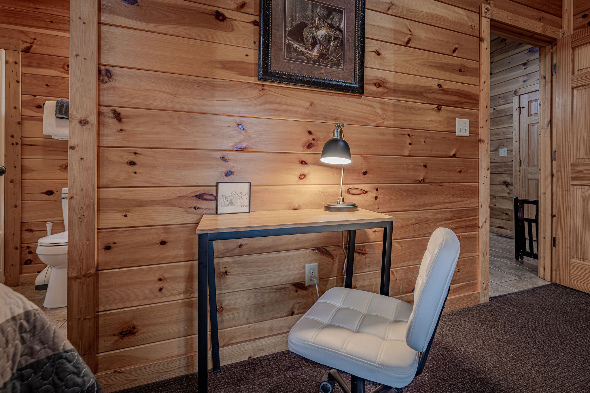 If you need to work remotely, there's a desk in the main floor bedroom waiting for you