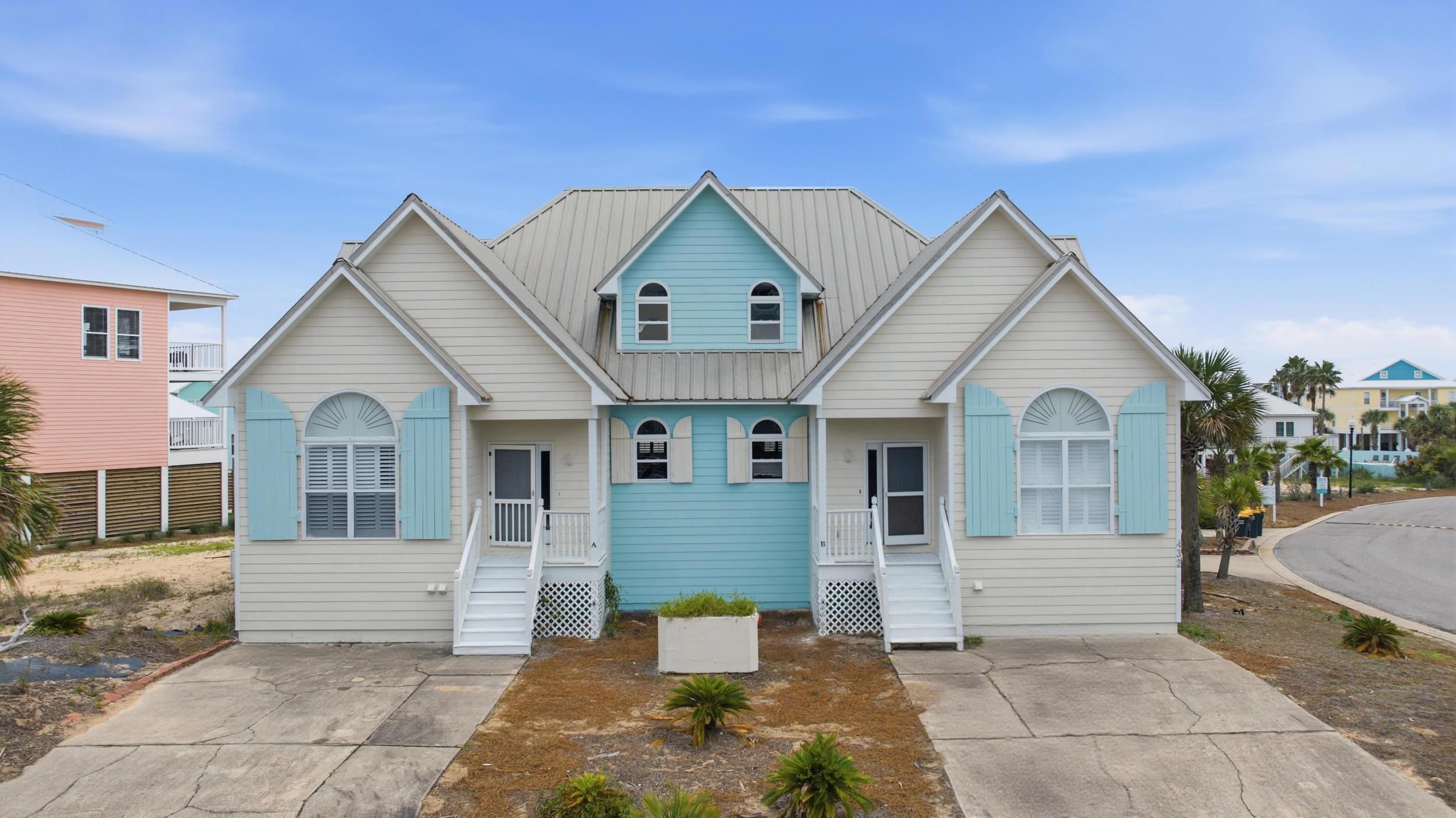 The front of the duplex. This listing is for one side. Both sides are available