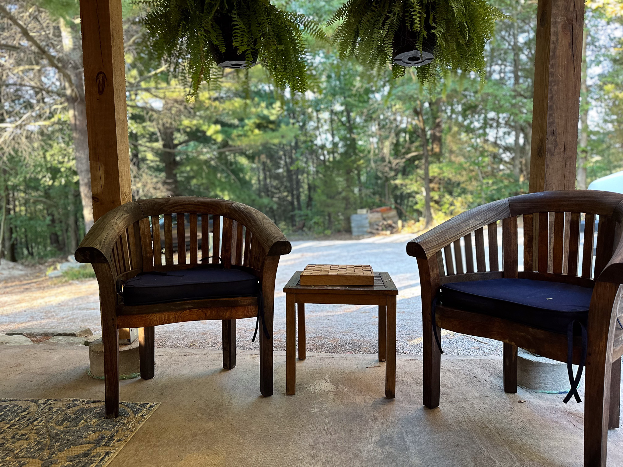 Relax on our spacious front porch