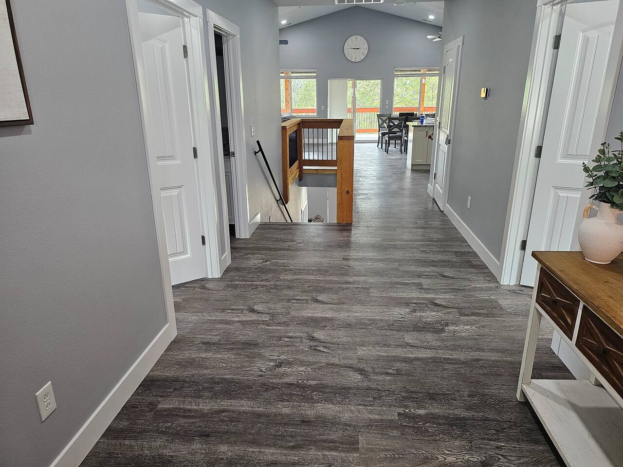 Spacious multi-level layout with room to spread out.
