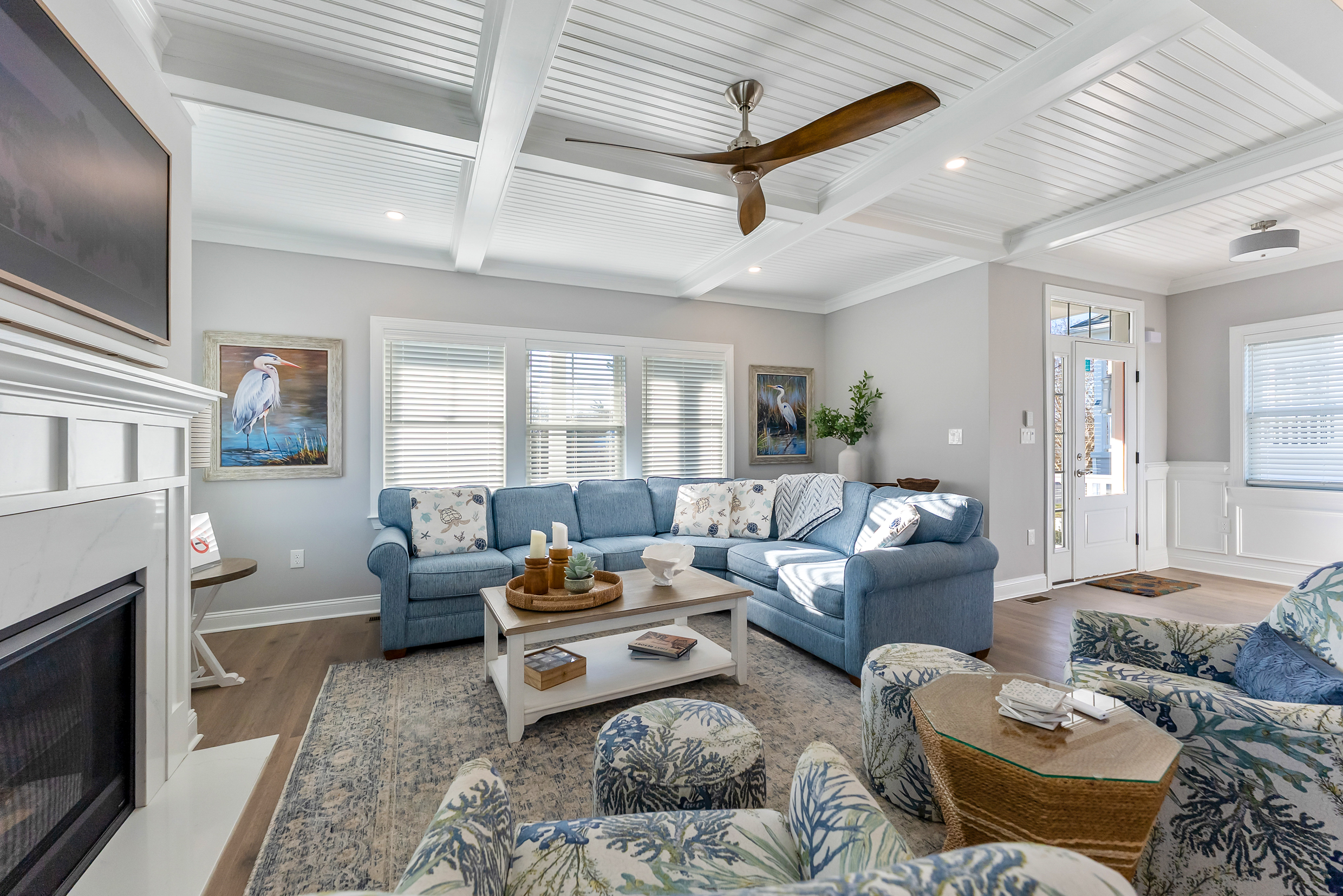Open Concept Dining Room with View Of Living Room
