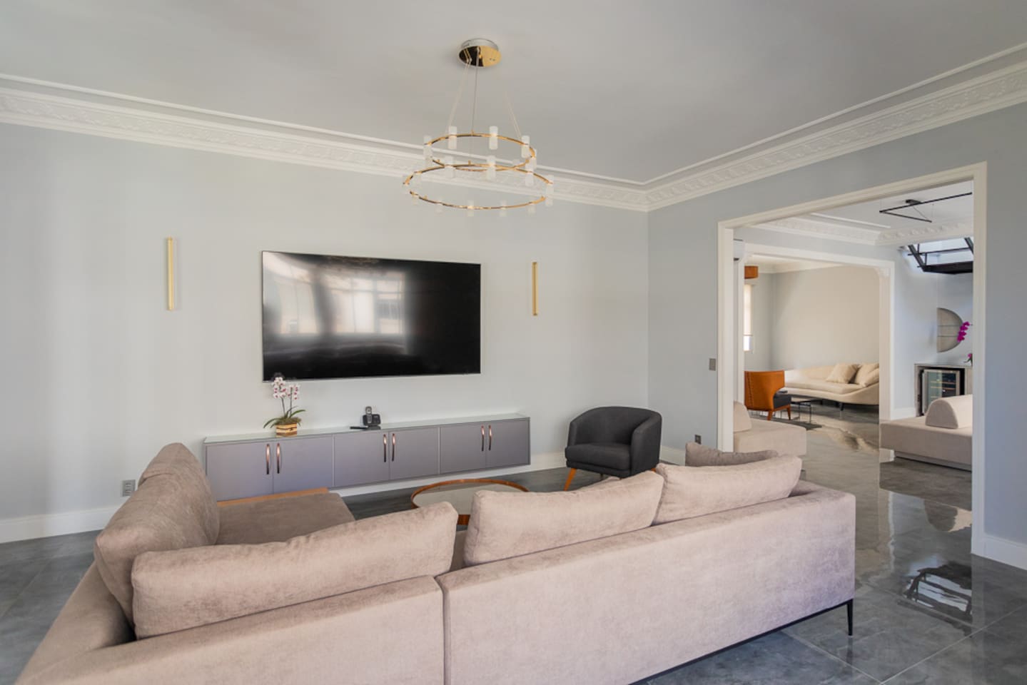 All new furnishings!   Smart televisions throughout.  