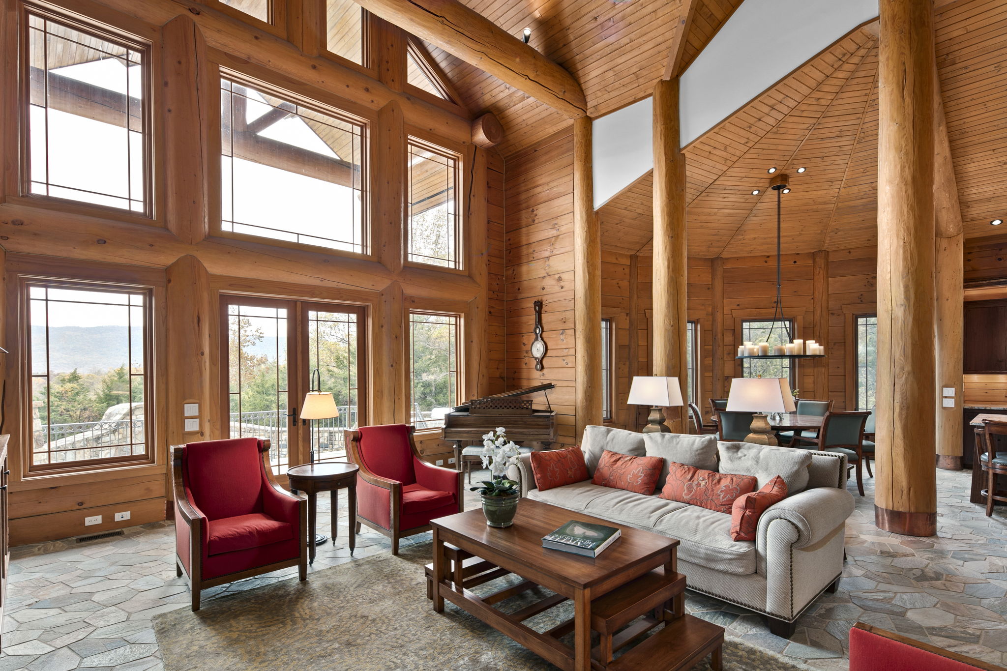 Be surrounded by mountain feeling no matter where in the house you are