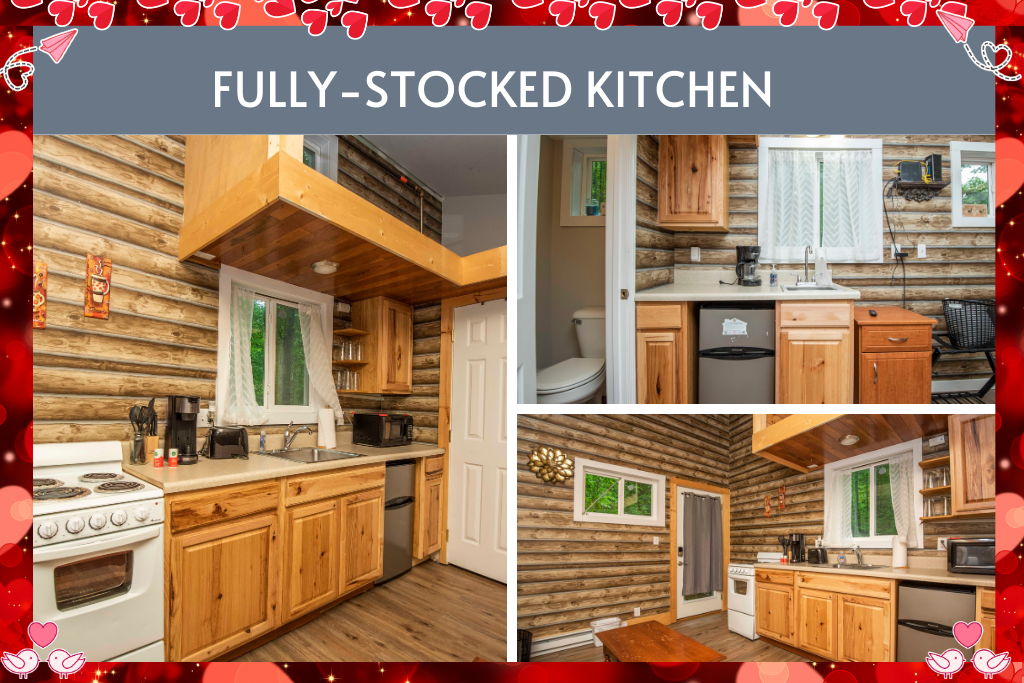 Fully stocked kitchen – Cook meals, make coffee, feel right at home
