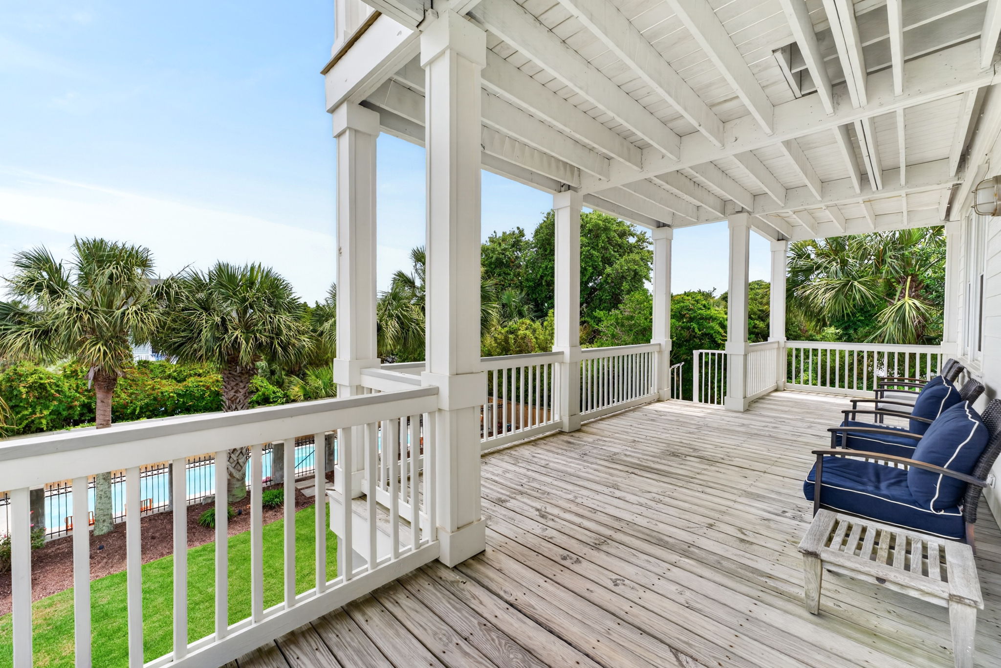 Back deck | Twin Palms | 914 Carolina Blvd | Isle of Palms, SC | IOP Escapes