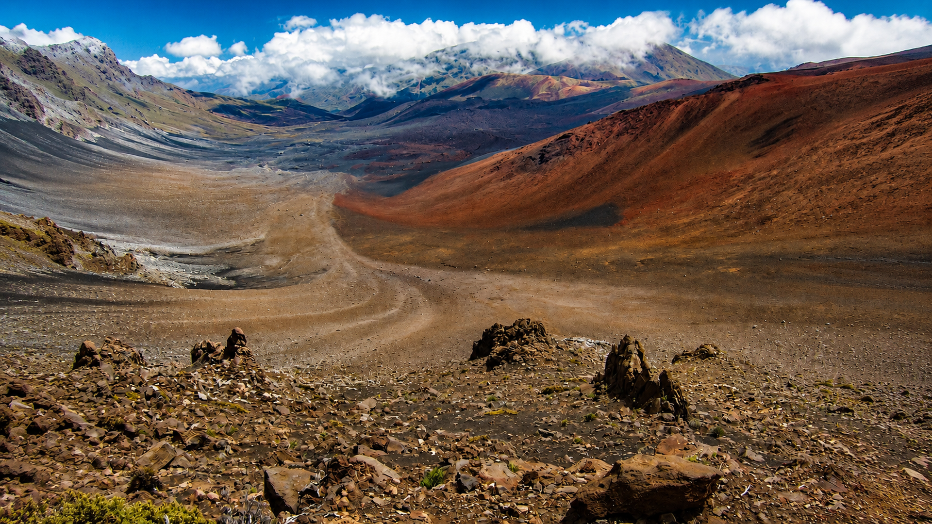 Mars or Haleakala Volcano?