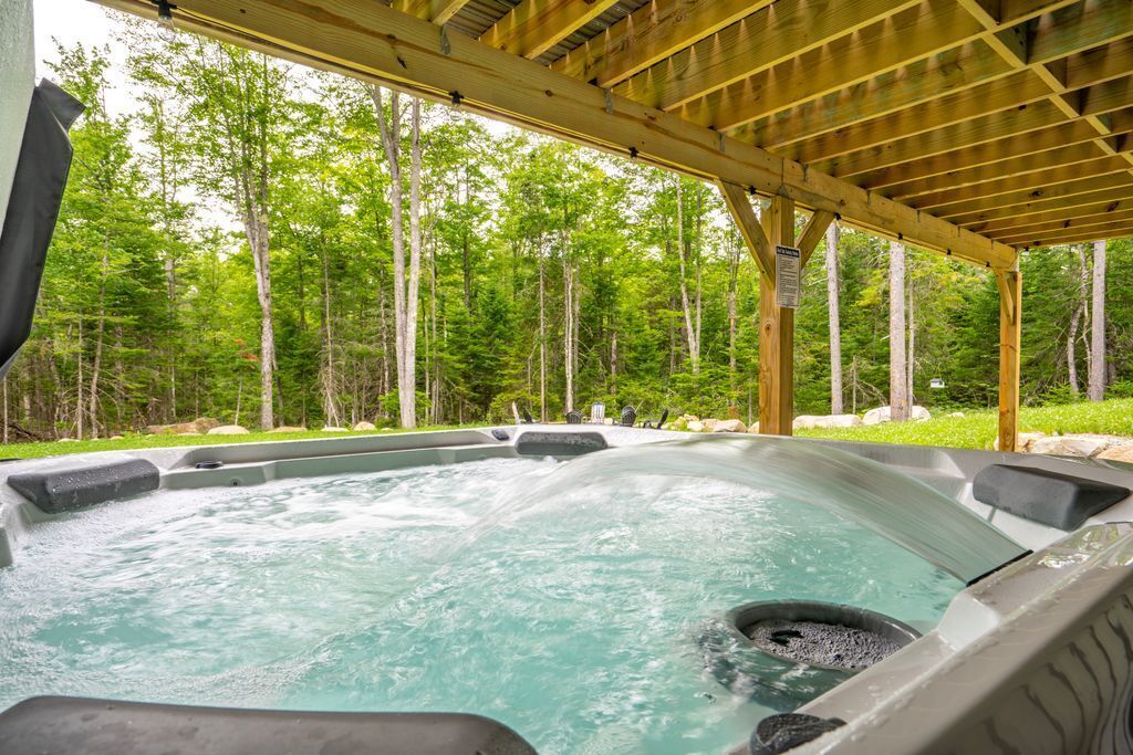 Ready to relax, make you way to our brand new 7 person hot springs hot tub!