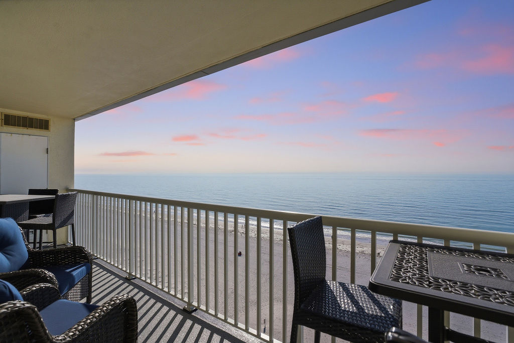 Sunrise-to-sunset ocean views from your private balcony, where every moment feels like a beachfront escape.