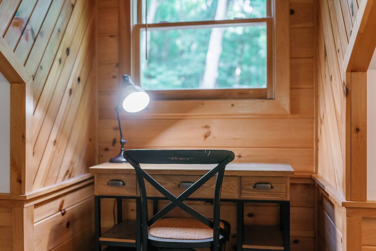 A desk for those to work from home. 