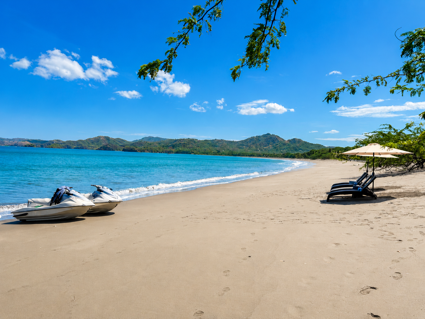 Get wave runners delivered direct to villa on the beach