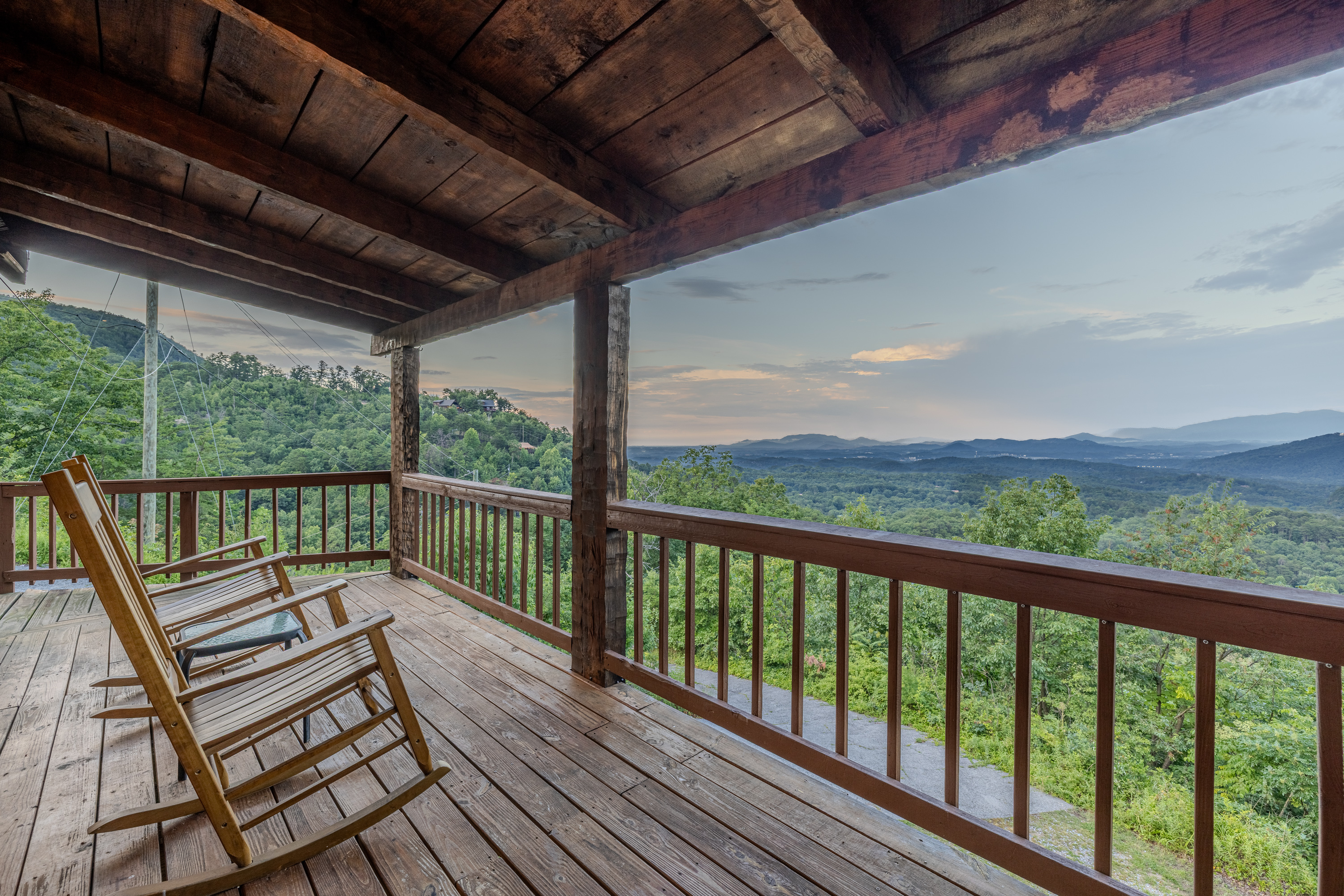 Rocking chairs with a front-row seat to the rolling hills