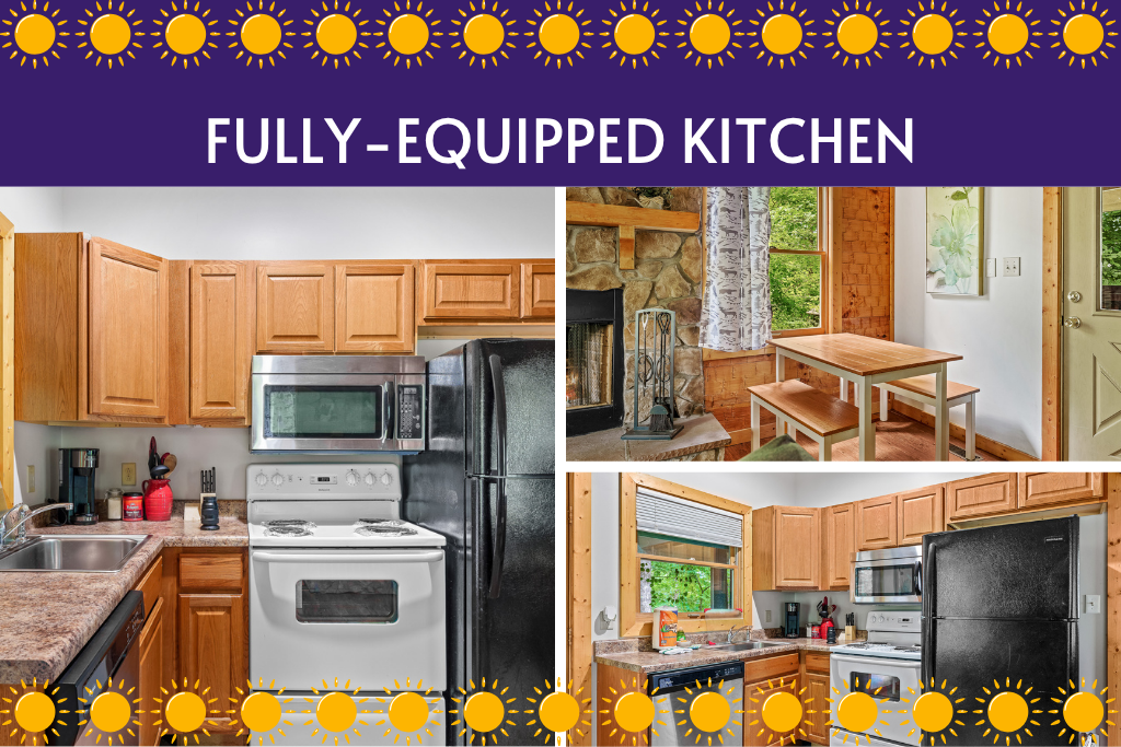 Perfect for cooking or heating up leftovers—every amenity’s ready for your comfort.